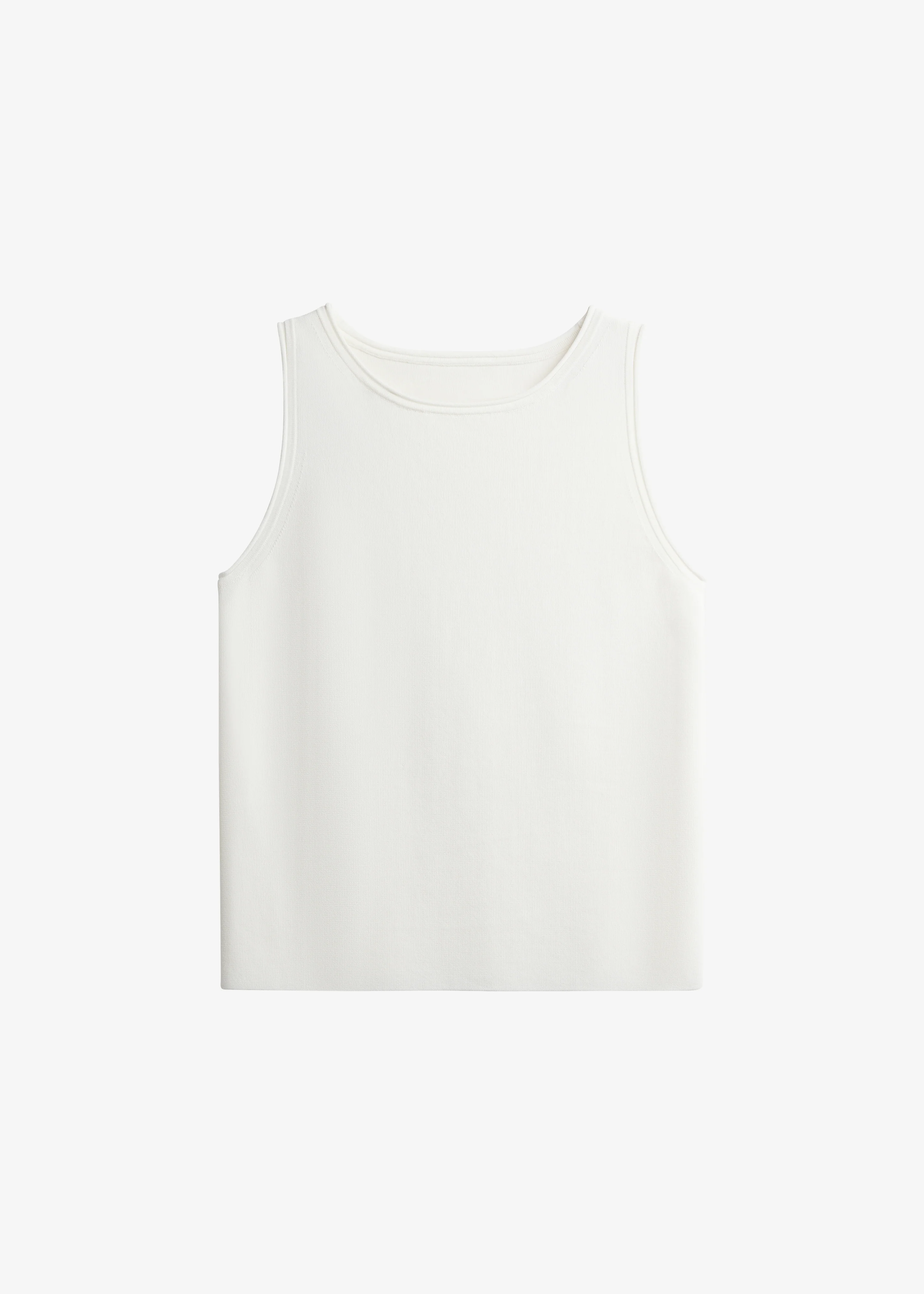 Kinna Knit Sleeveless Top - Ivory - Image 8