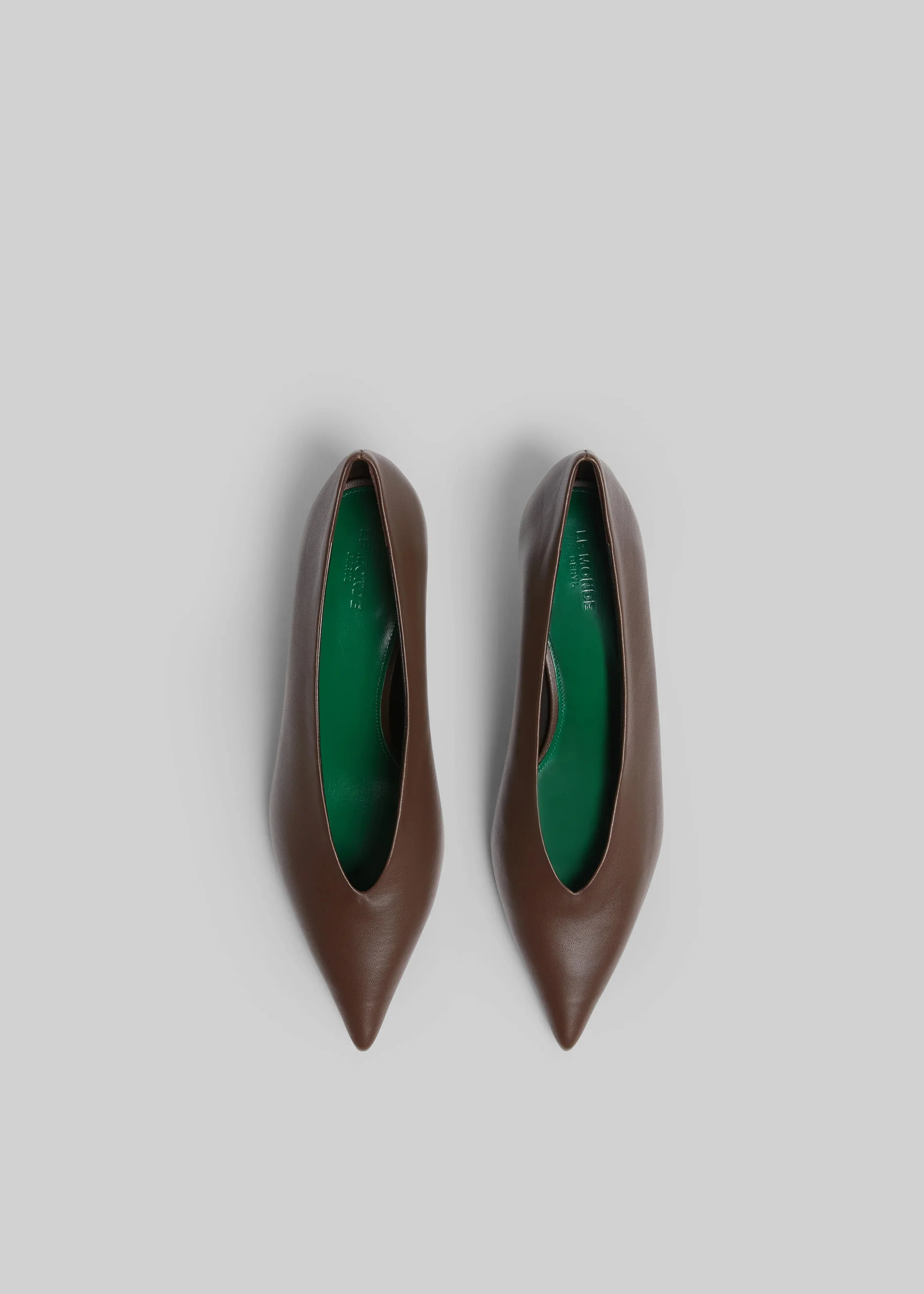 Le Monde Beryl Babouche Kitten Heels - Chocolate - Image 4