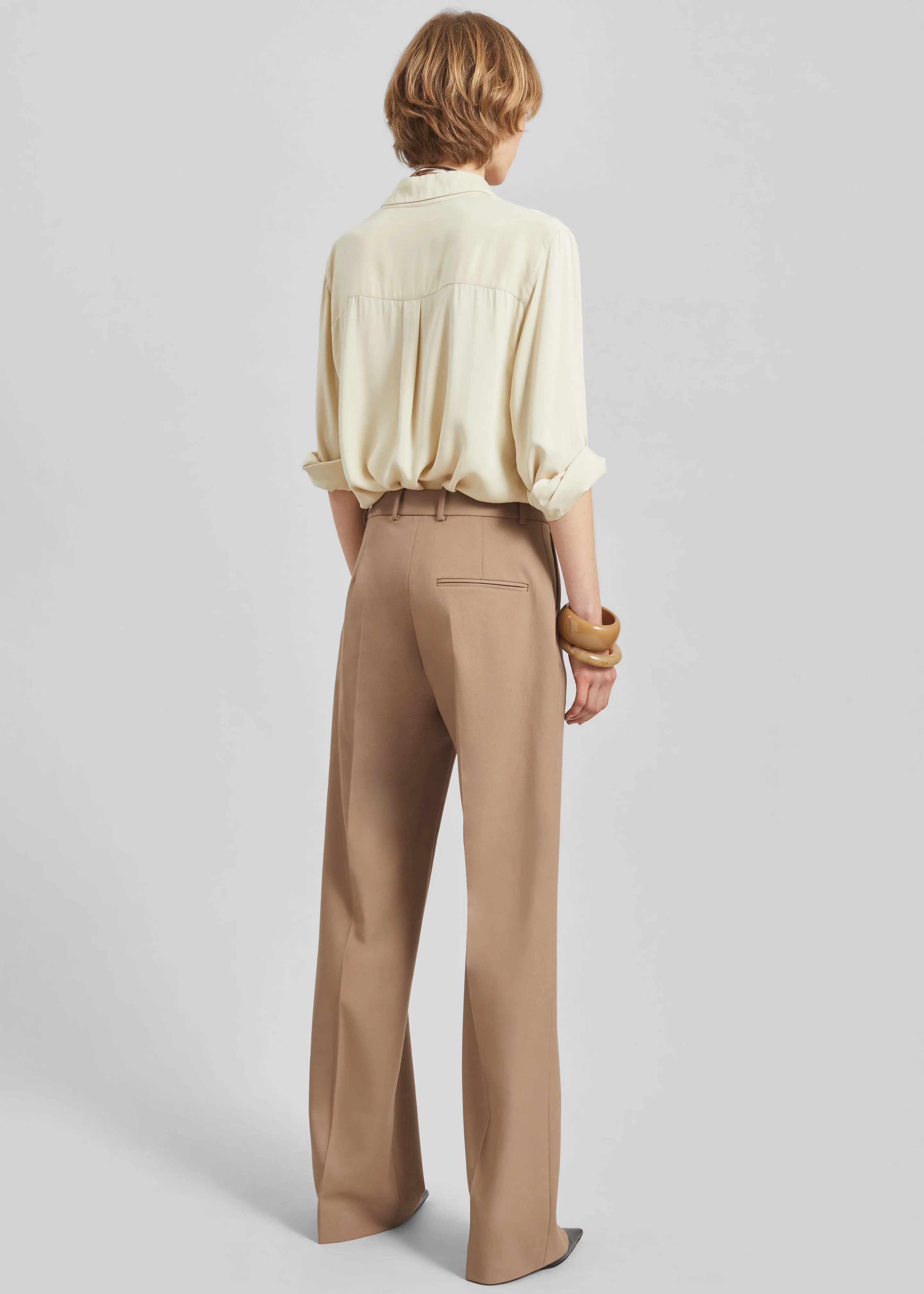 Lenora Straight Trousers - Camel - Image 6