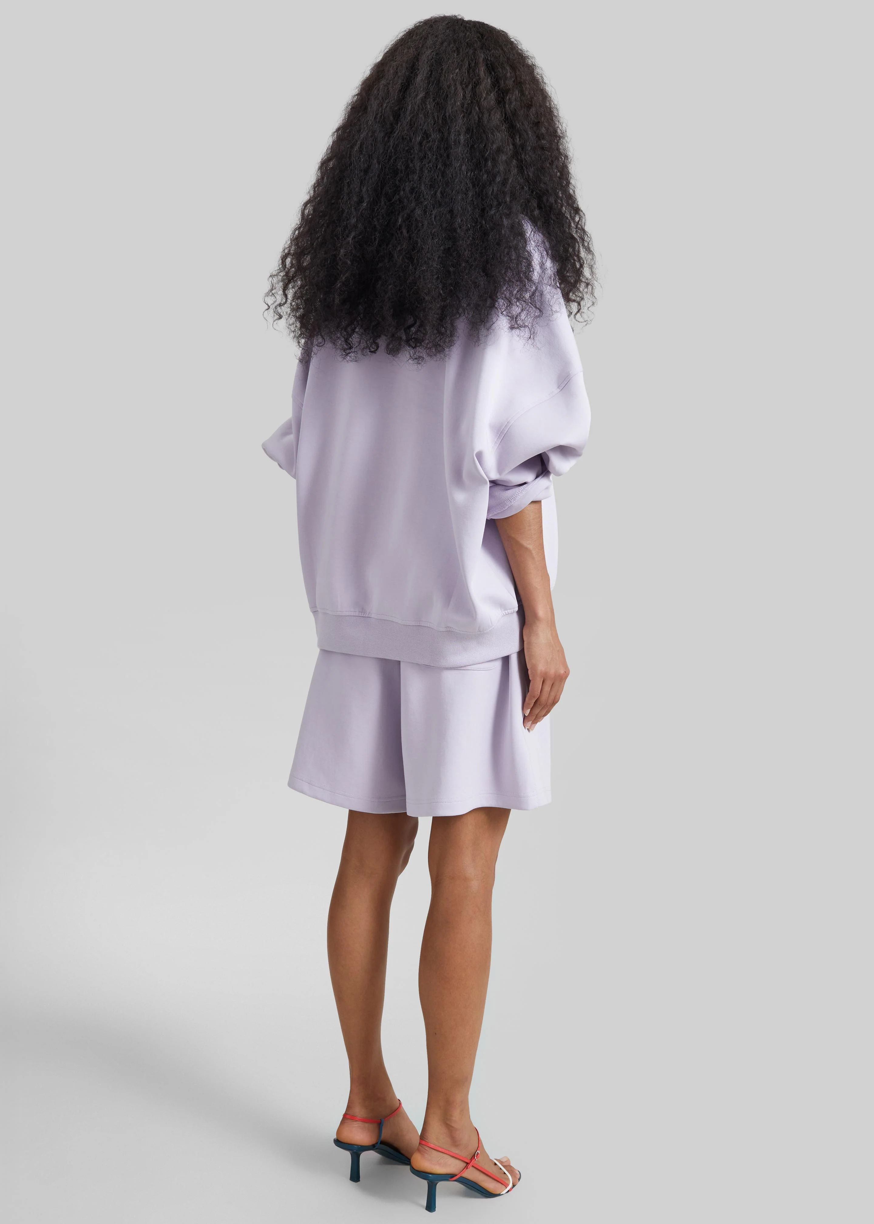 Lorcy Sweatshorts - Lavender - Image 7