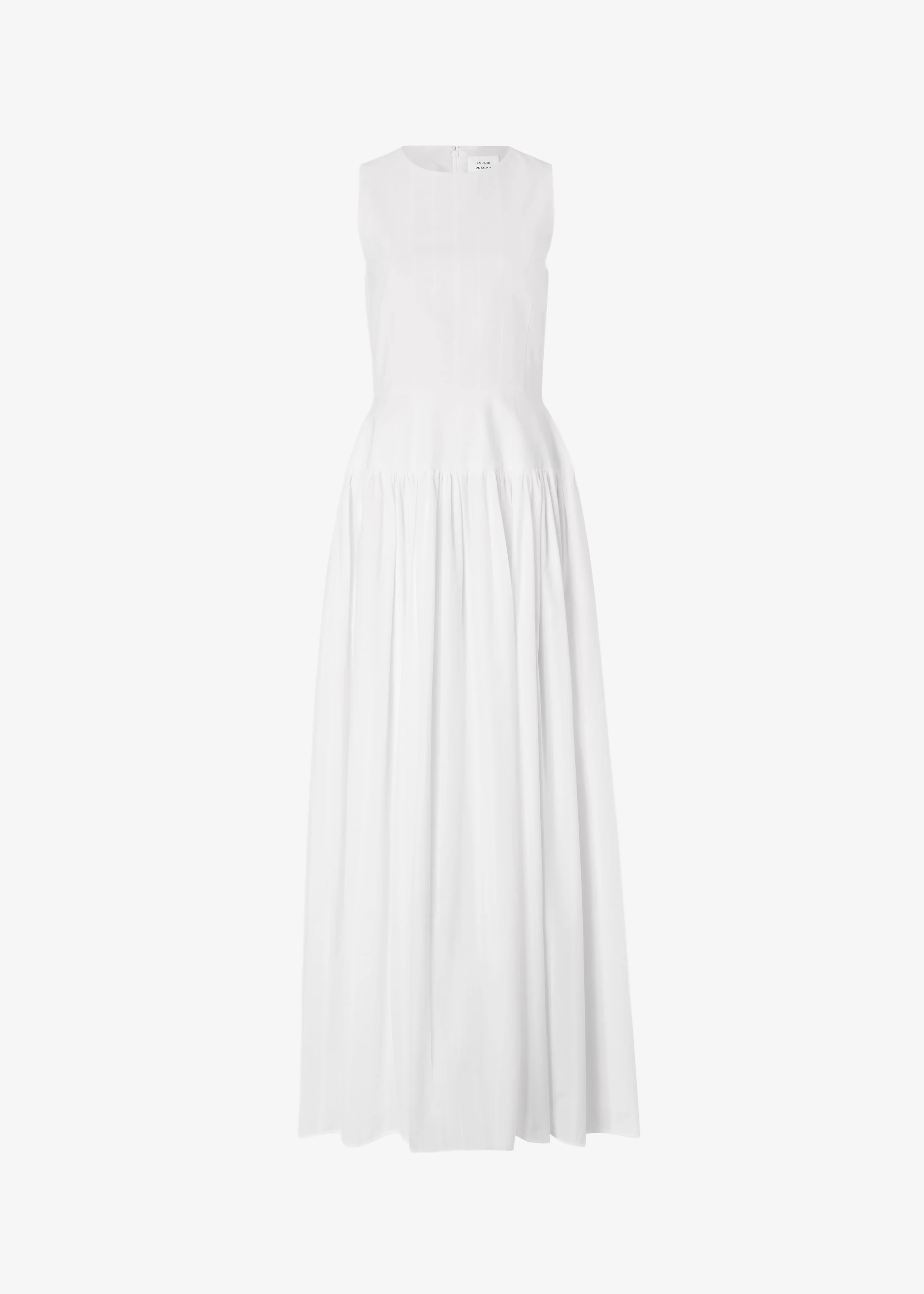 Loulou de Saison Ama Flared Dress - White - Image 7