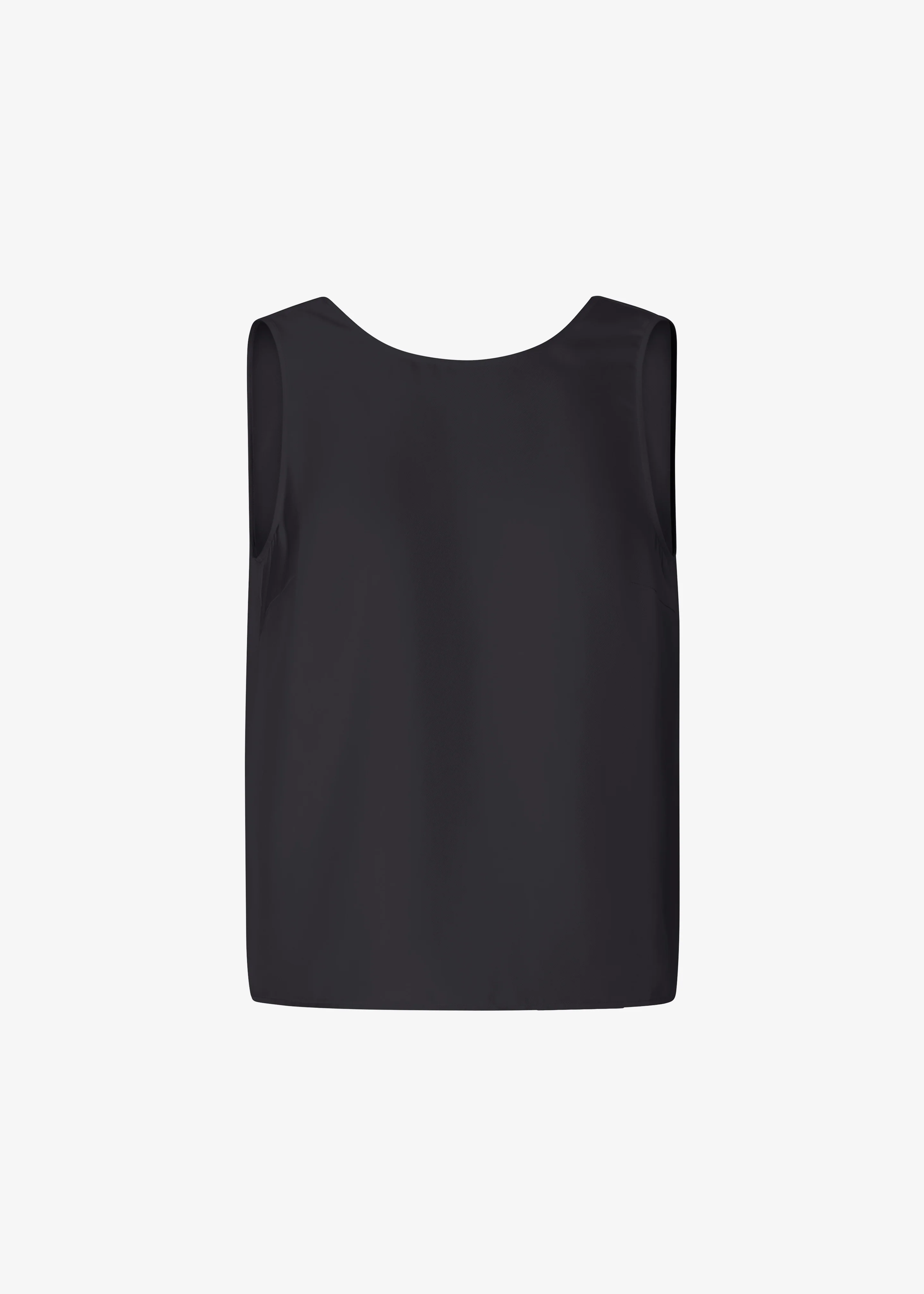 Loulou de Saison Gema Sleeveless Silk Top - Black - Image 6