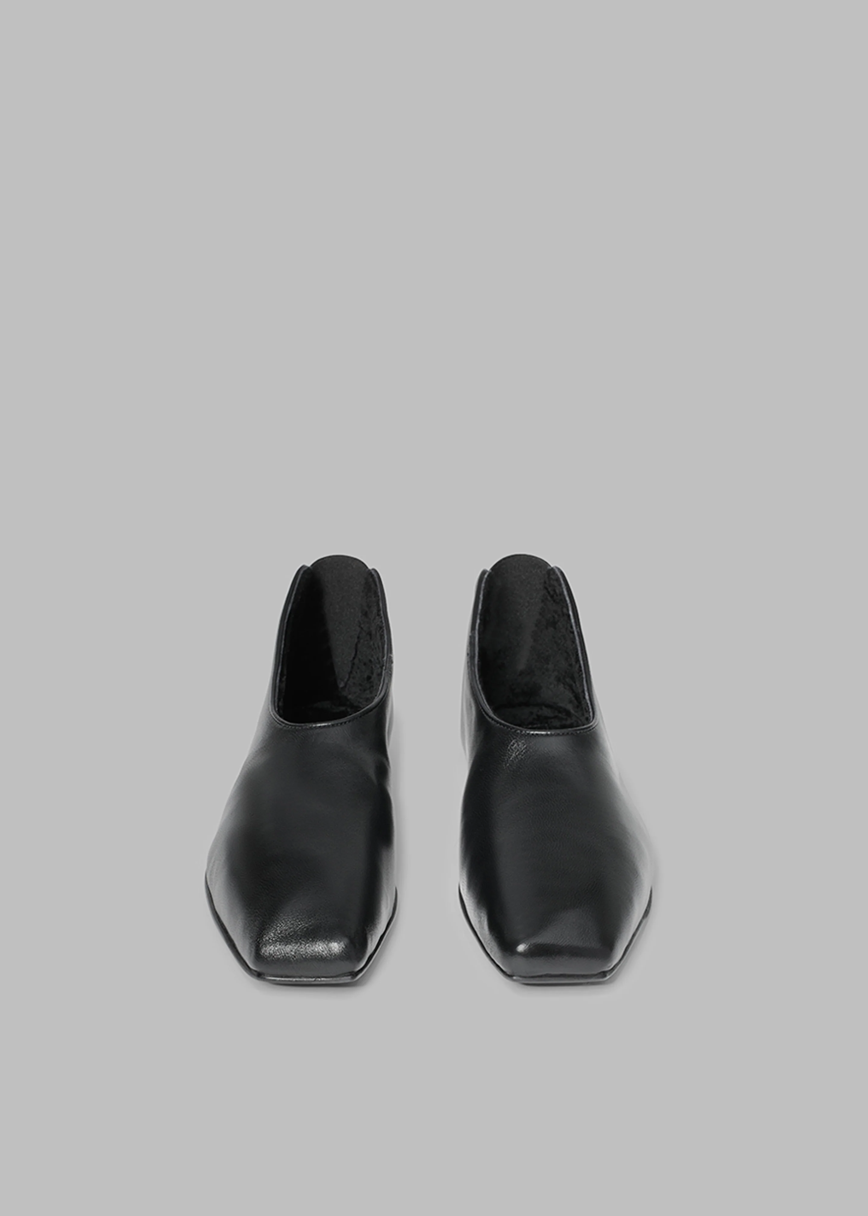 Loulou Studio Rachel Leather Slippers - Black - Image 2
