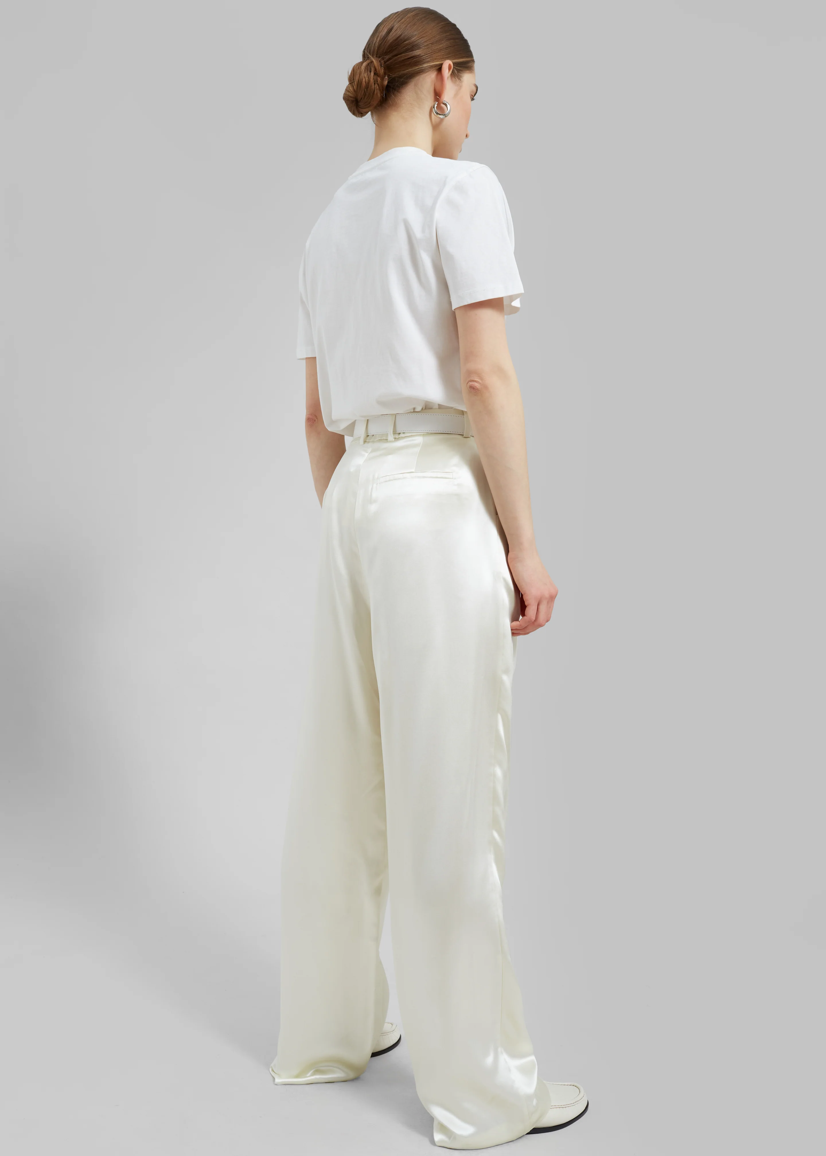 Loulou Studio Vione Pants - Soft Vanilla - Image 7