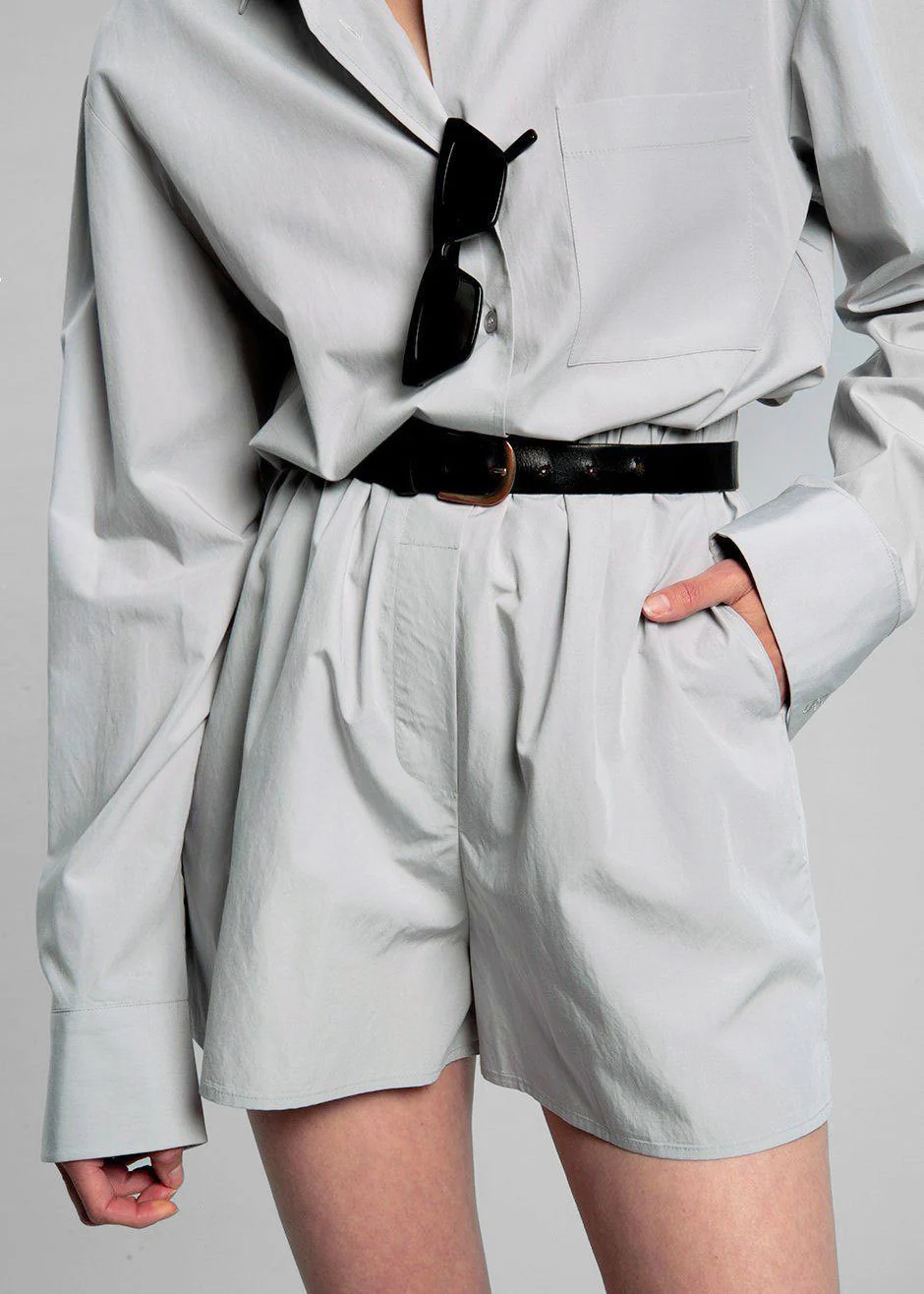 Lui Organic Cotton Boxer Shorts - Ice - Image 7