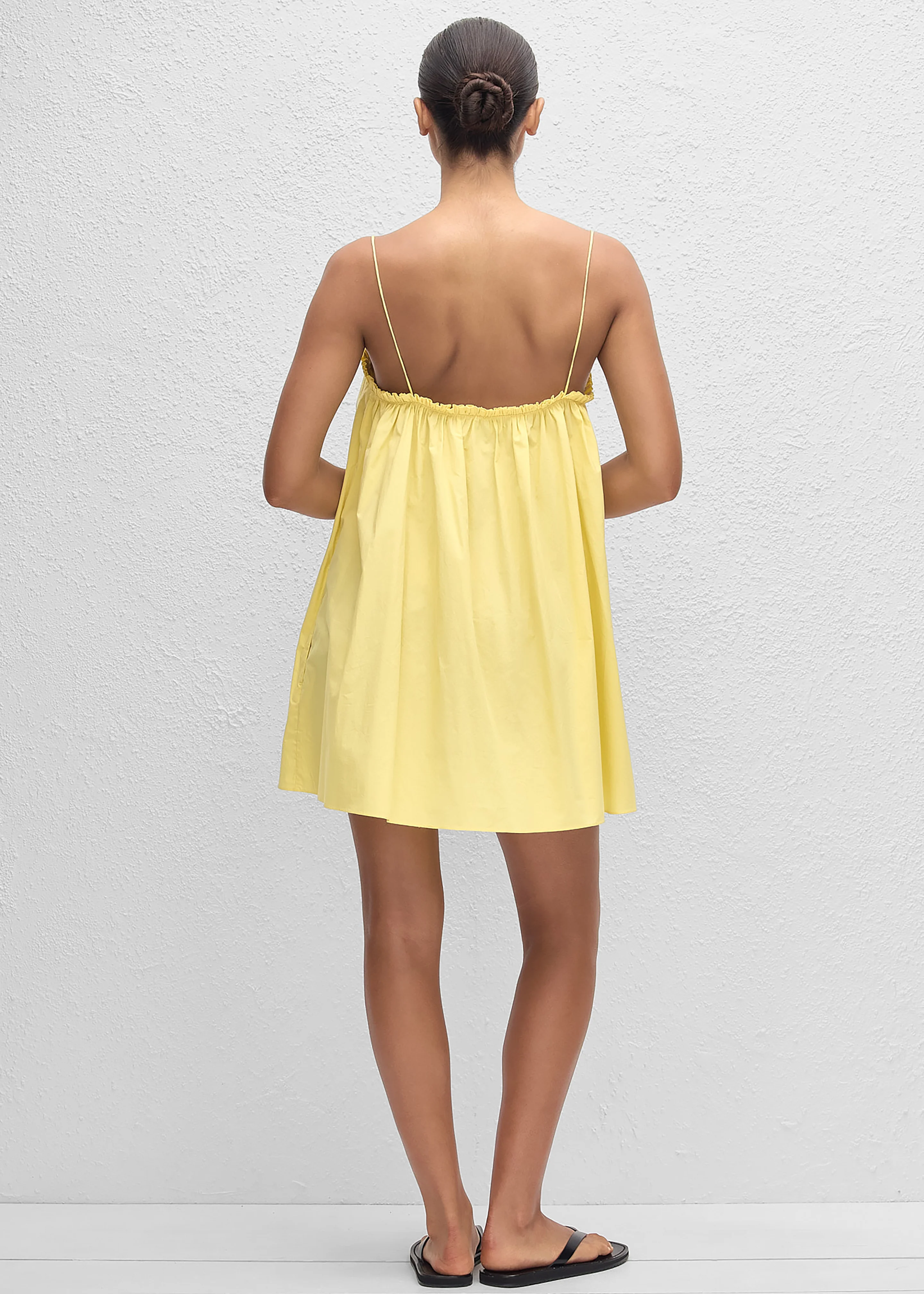 Matteau Frill Cami Mini Dress - Limoncello - Image 5