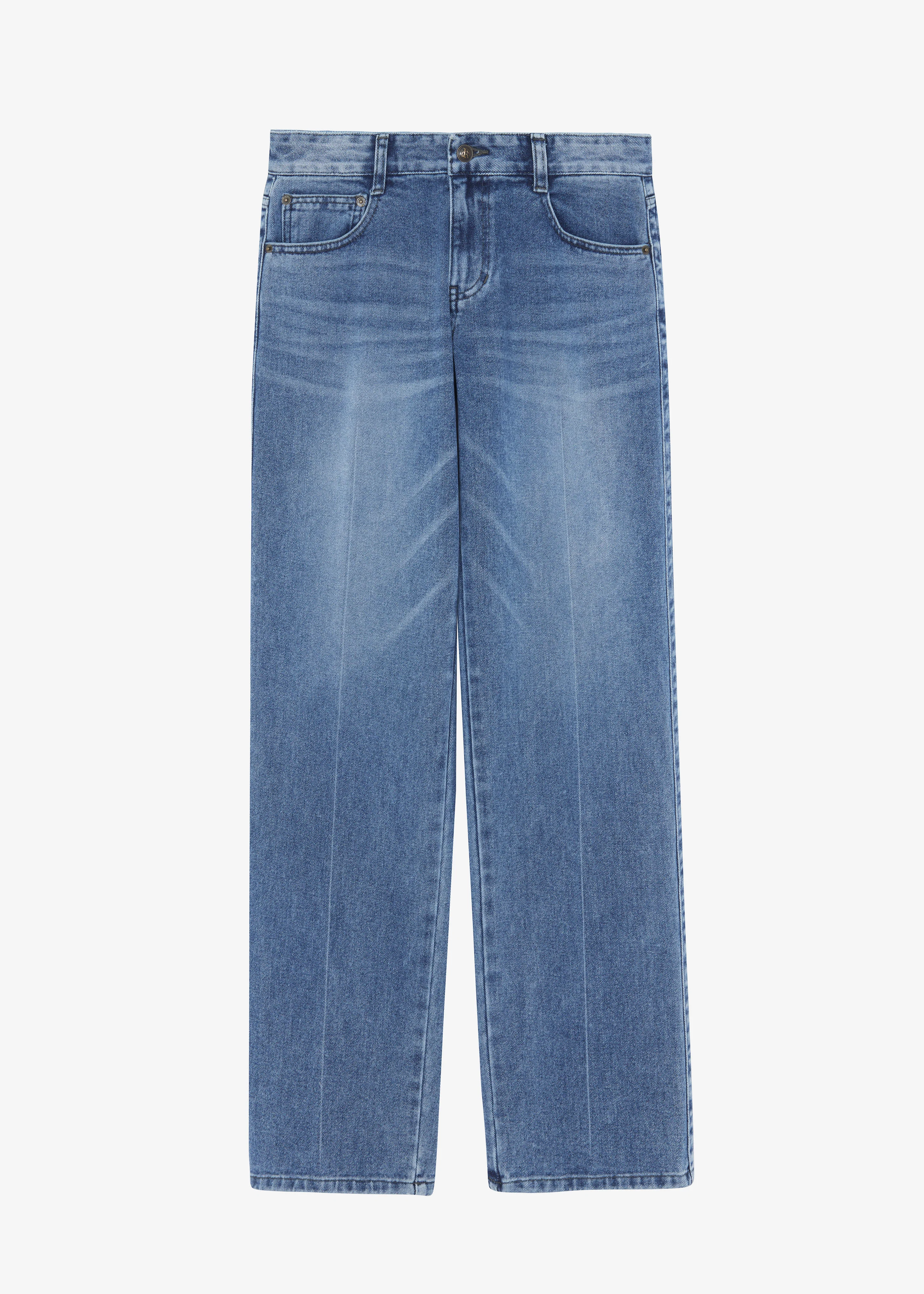 Montrose Straight Leg Jeans - Blue Wash - Image 9