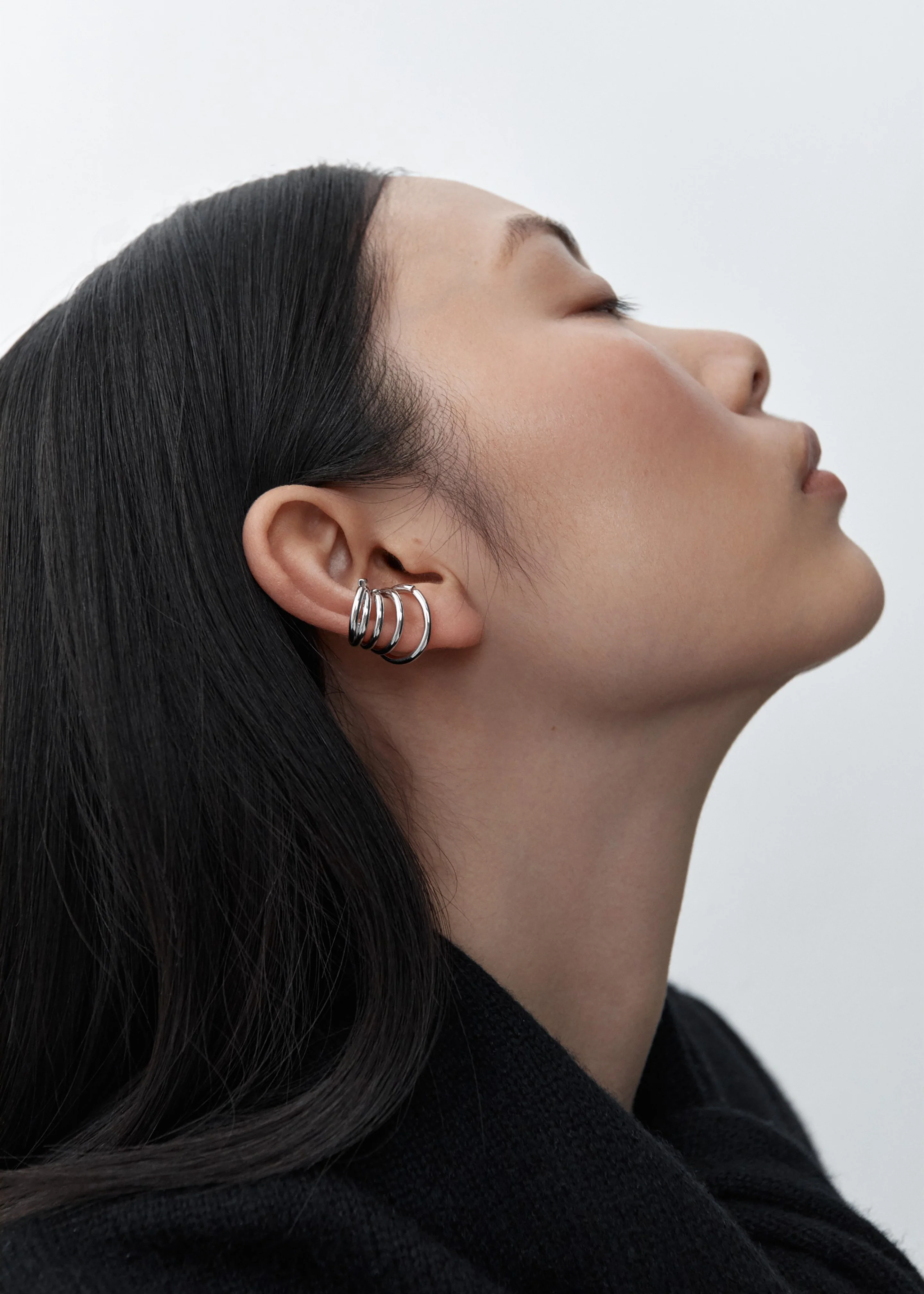 Otiumberg Chaos Ear Cuff - Silver
