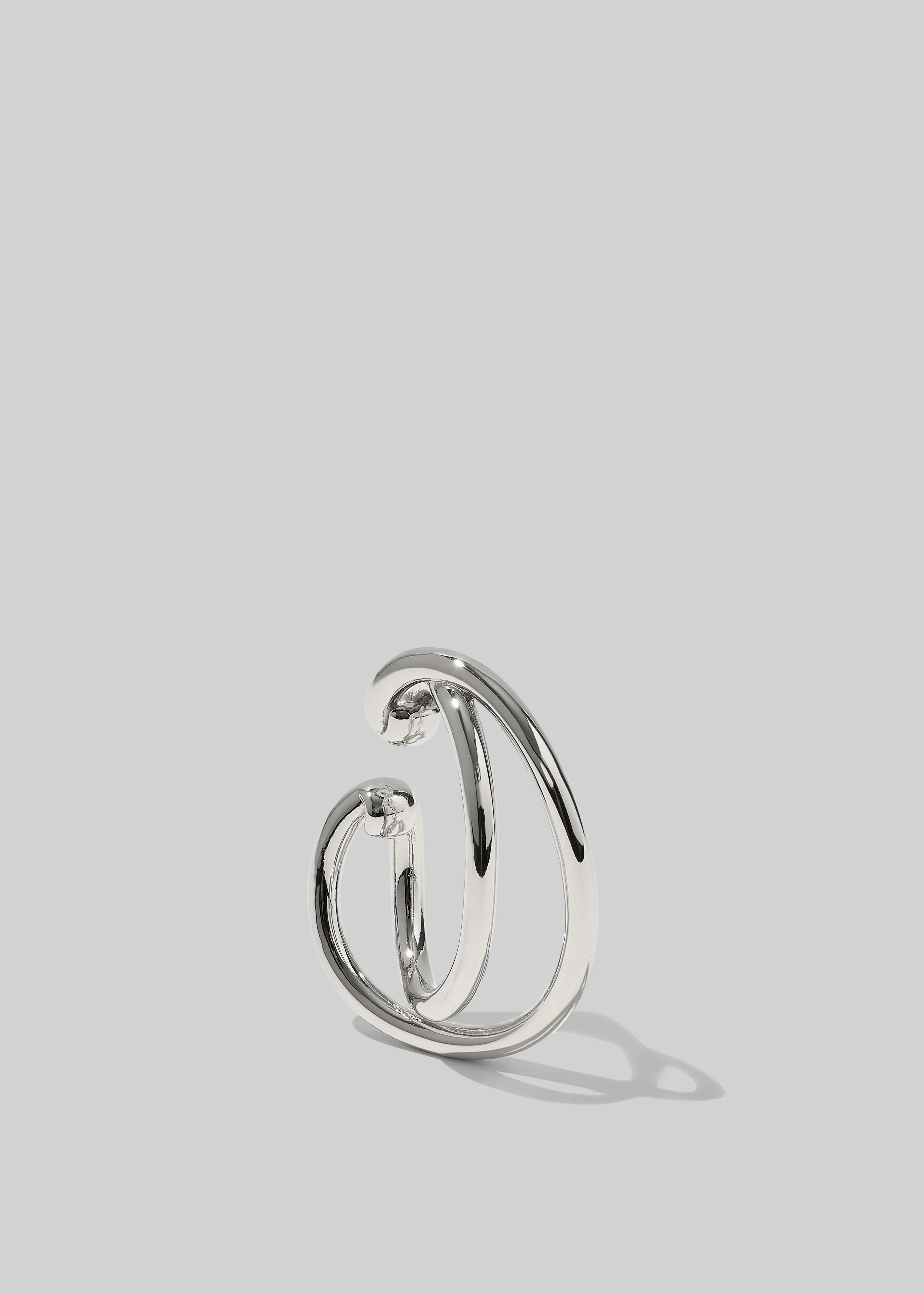 Otiumberg Dual Curve Ear Cuff - Silver