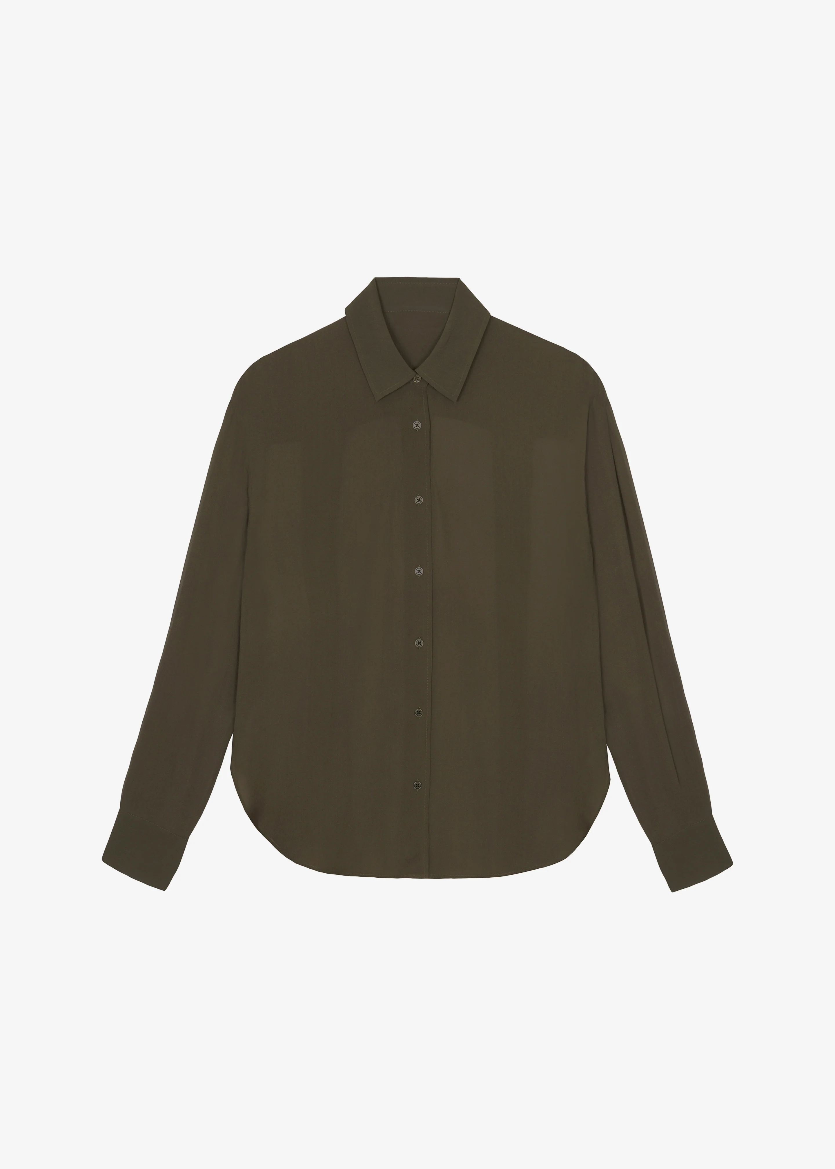 Peri Georgette Shirt - Khaki - Image 8