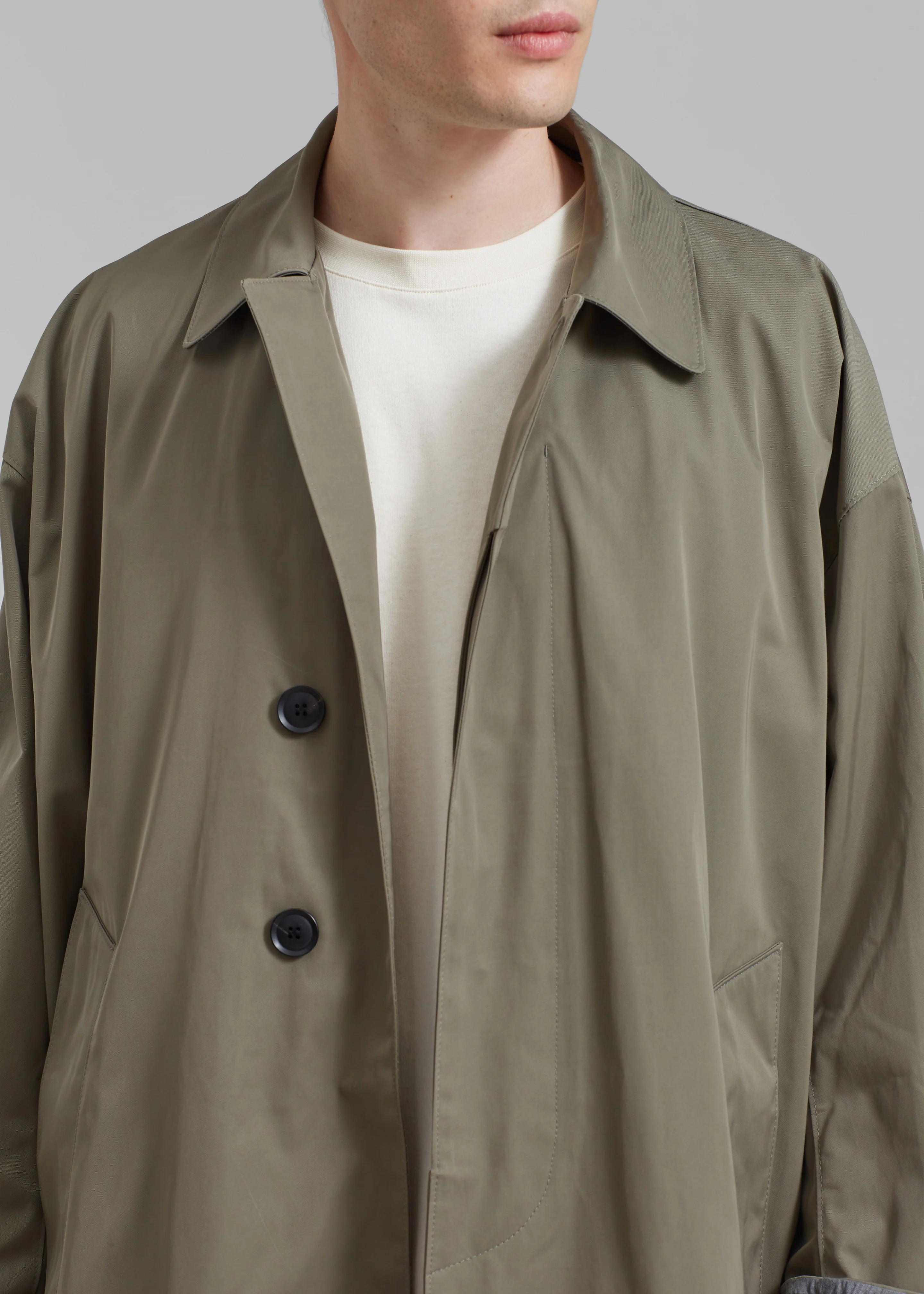 Peter Trench Coat - Eucalyptus - Image 3