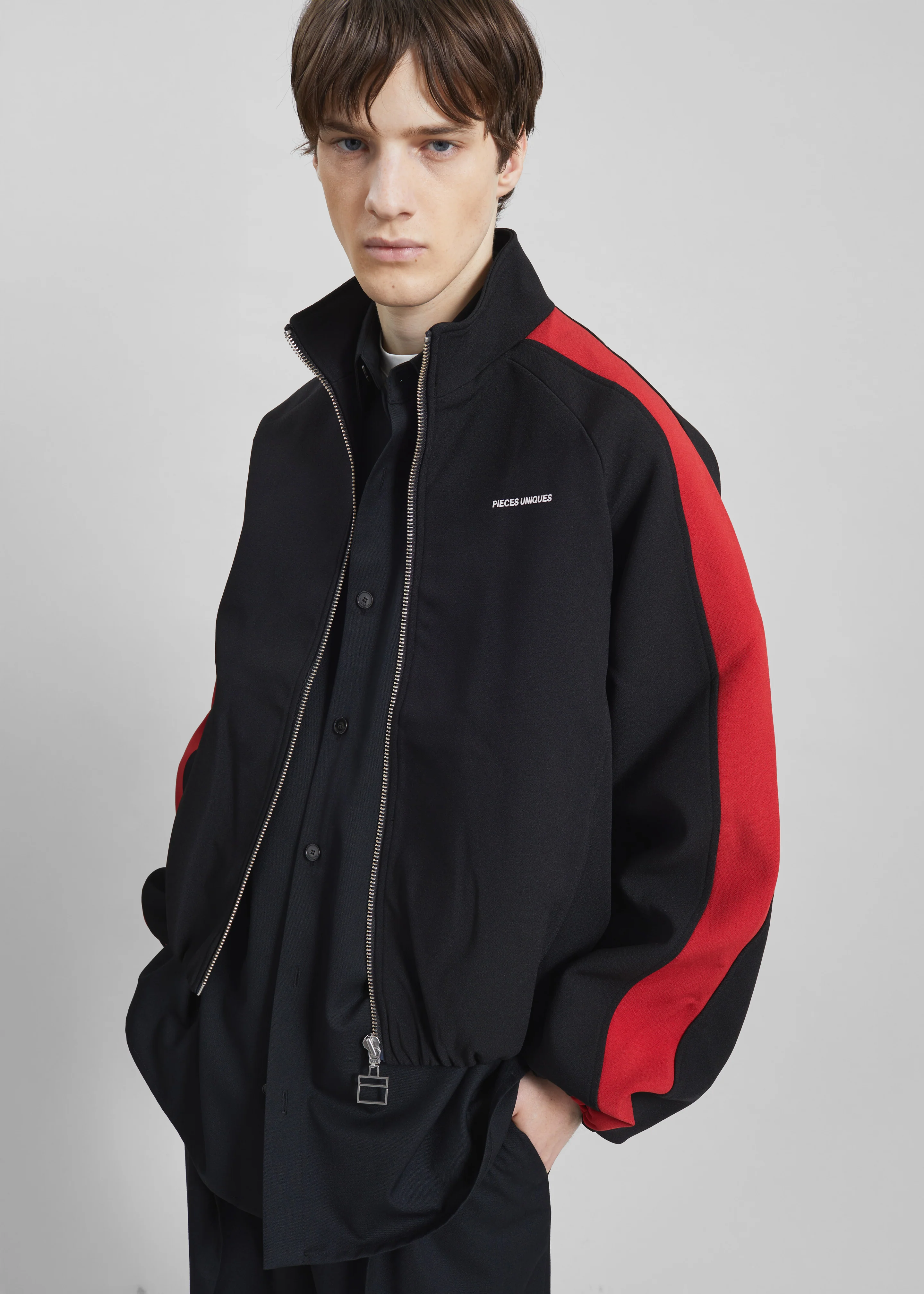 Pieces Uniques The Zayn Track Jacket - Black - Image 6