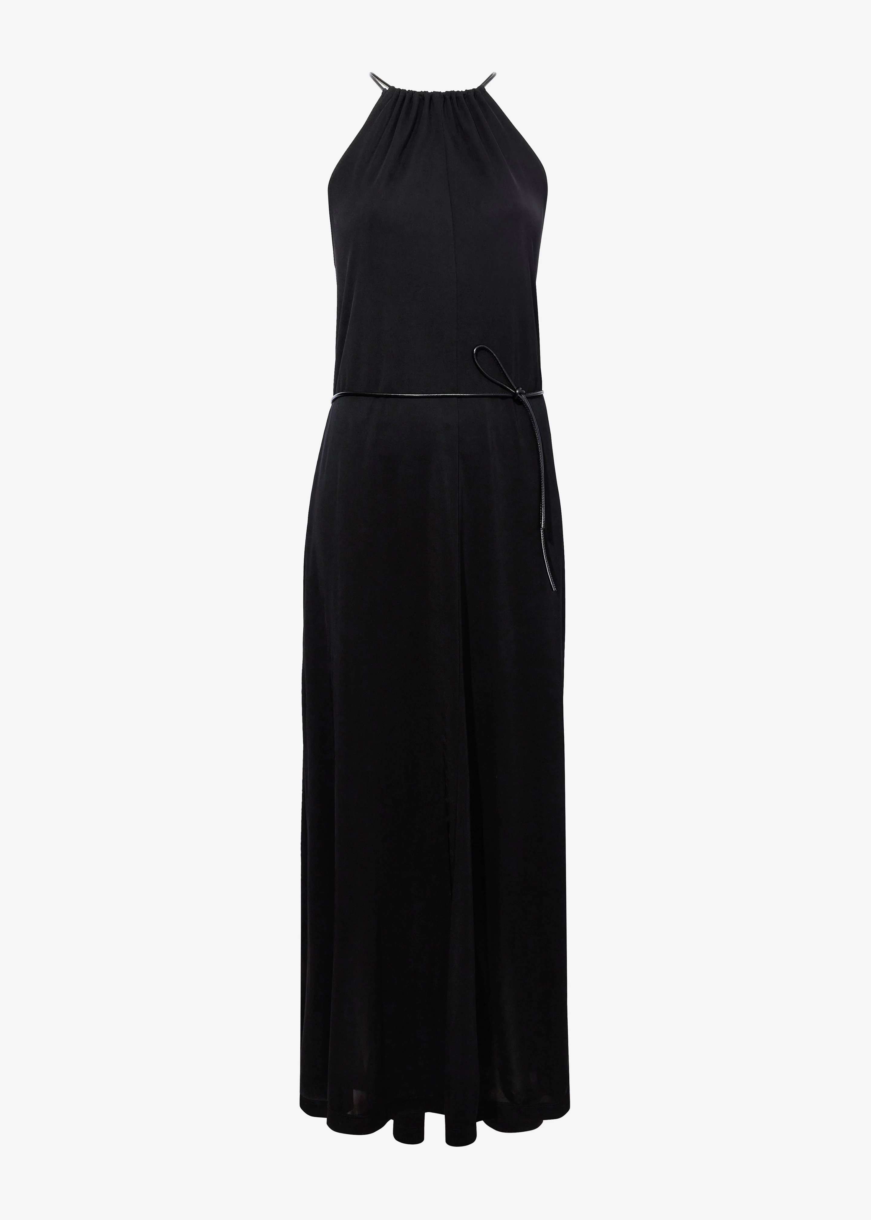 Proenza Schouler White Label Lenny Dress In Matte Jersey - Black - Image 9
