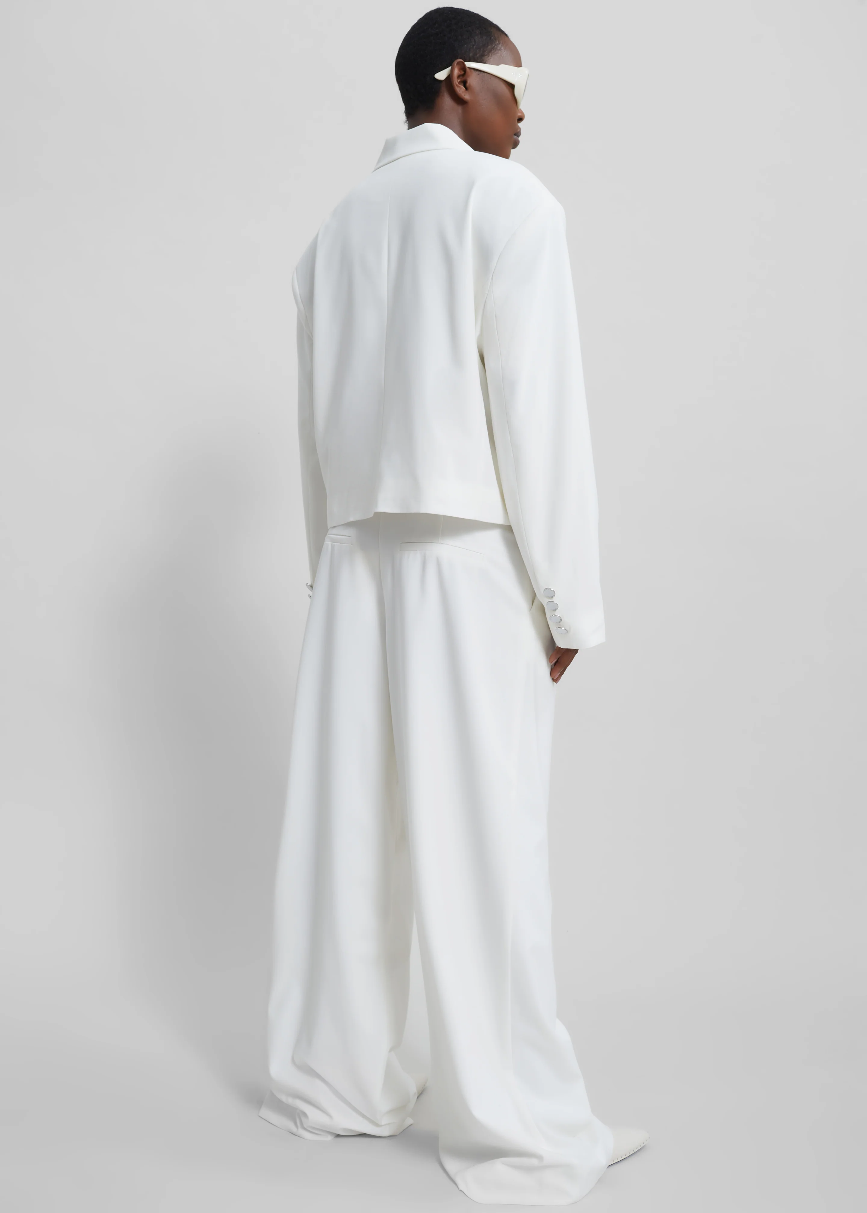 Remain Wide Pants with Pleats - Egret - Image 8