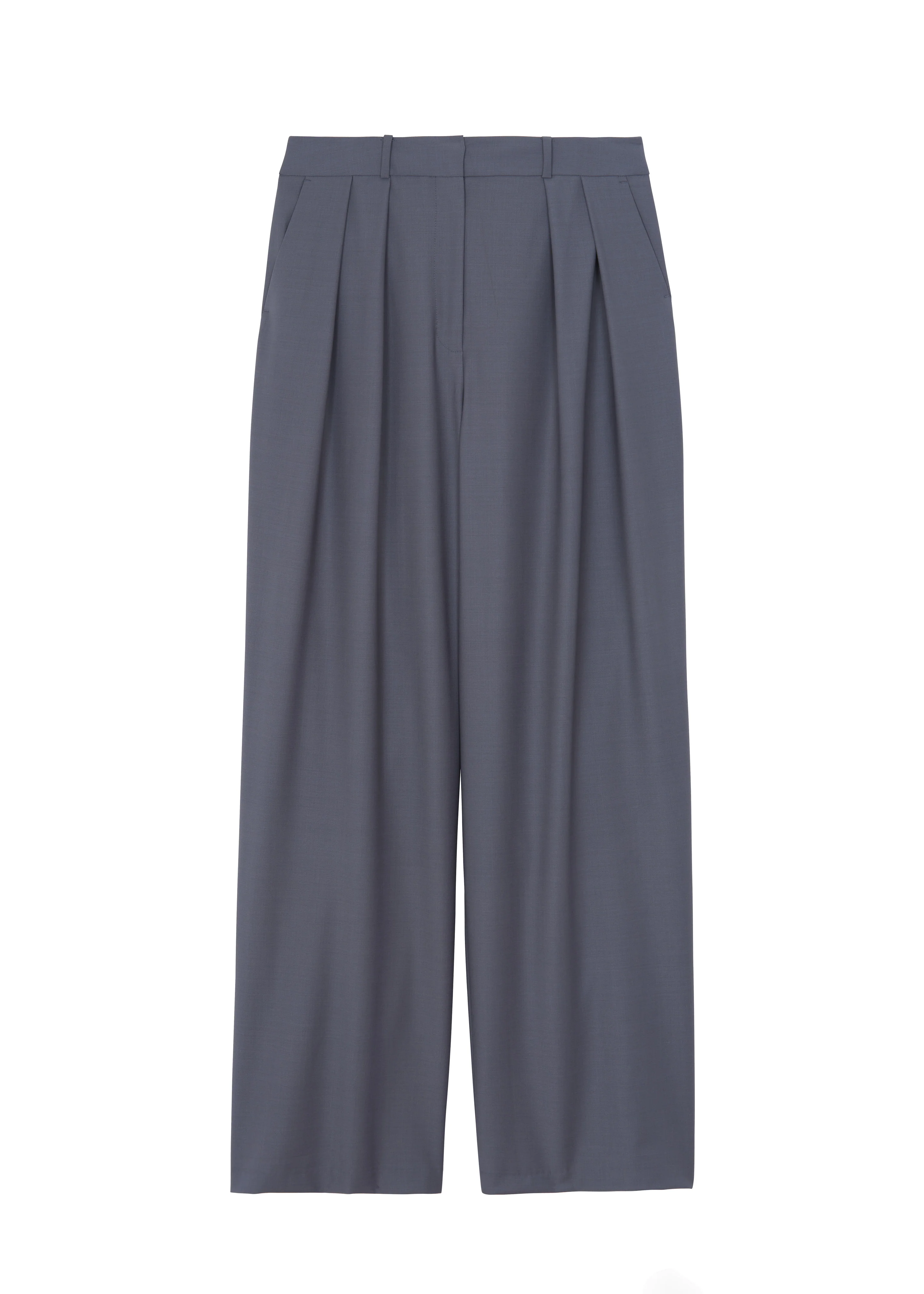 Ripley Pleated Trousers - Grey - Image 12