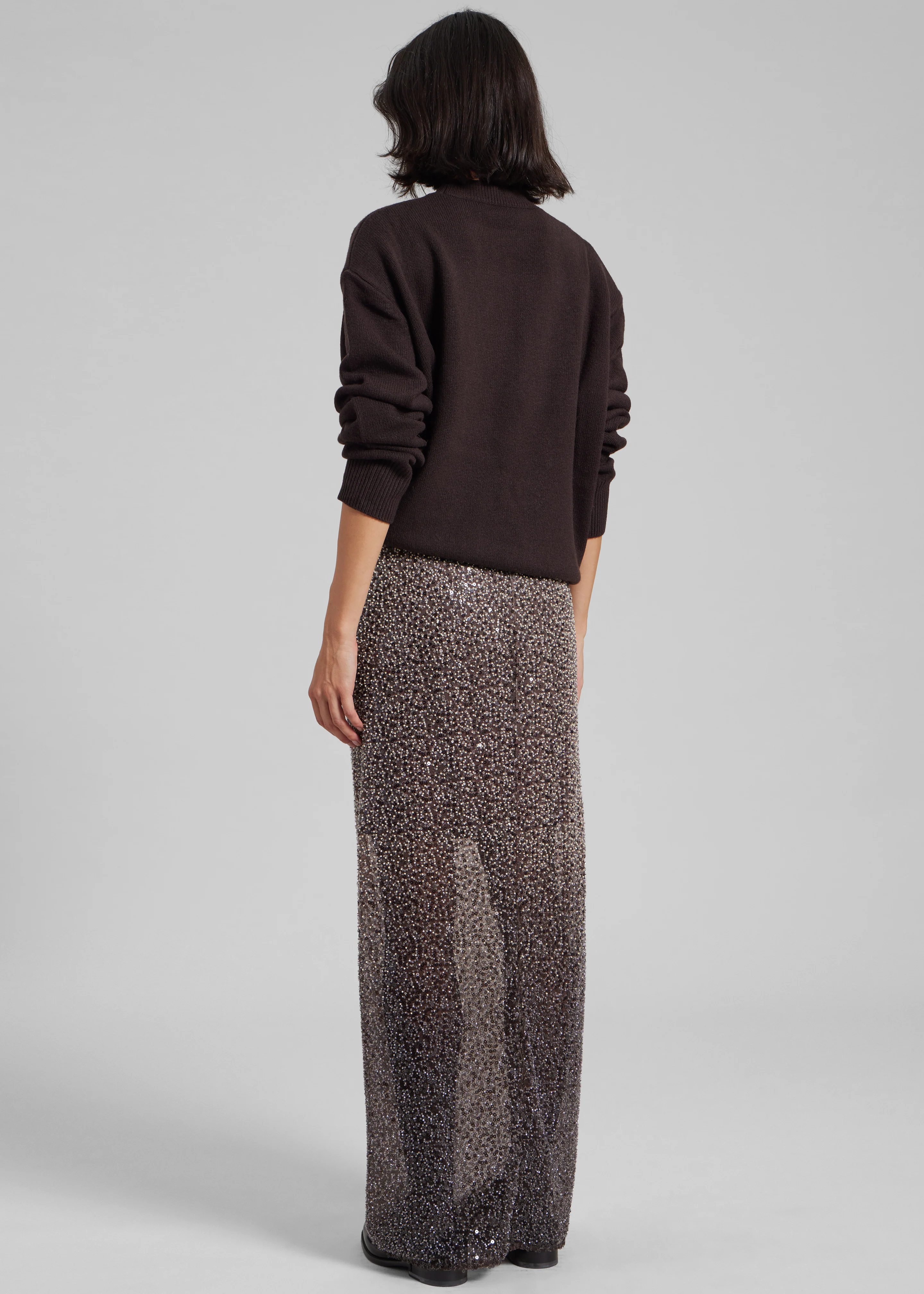 Rotate Beaded Maxi Skirt - Nougat Comb - Image 5