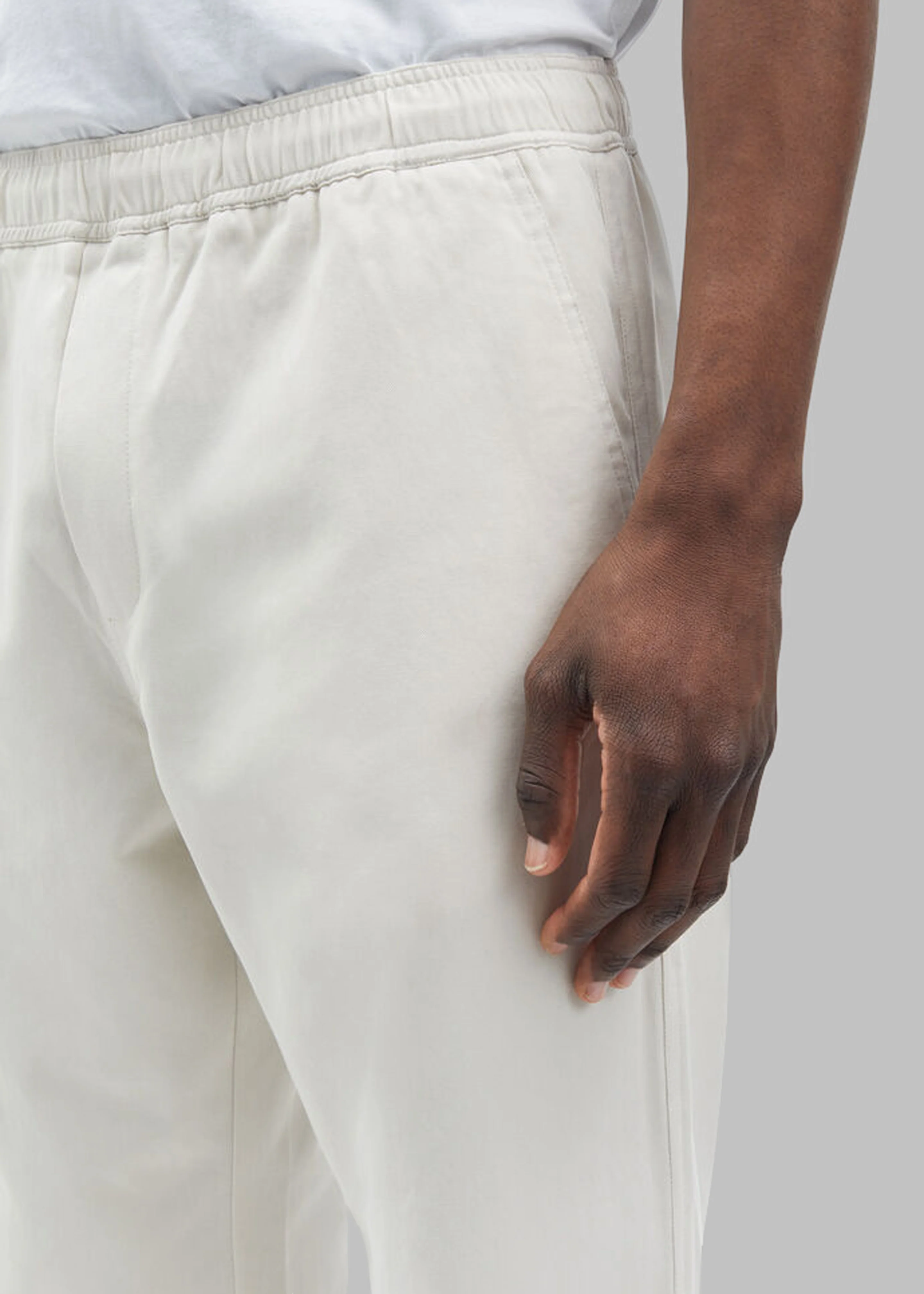 Samsøe Samsøe Jabari Trousers - Clear Cream - Image 3