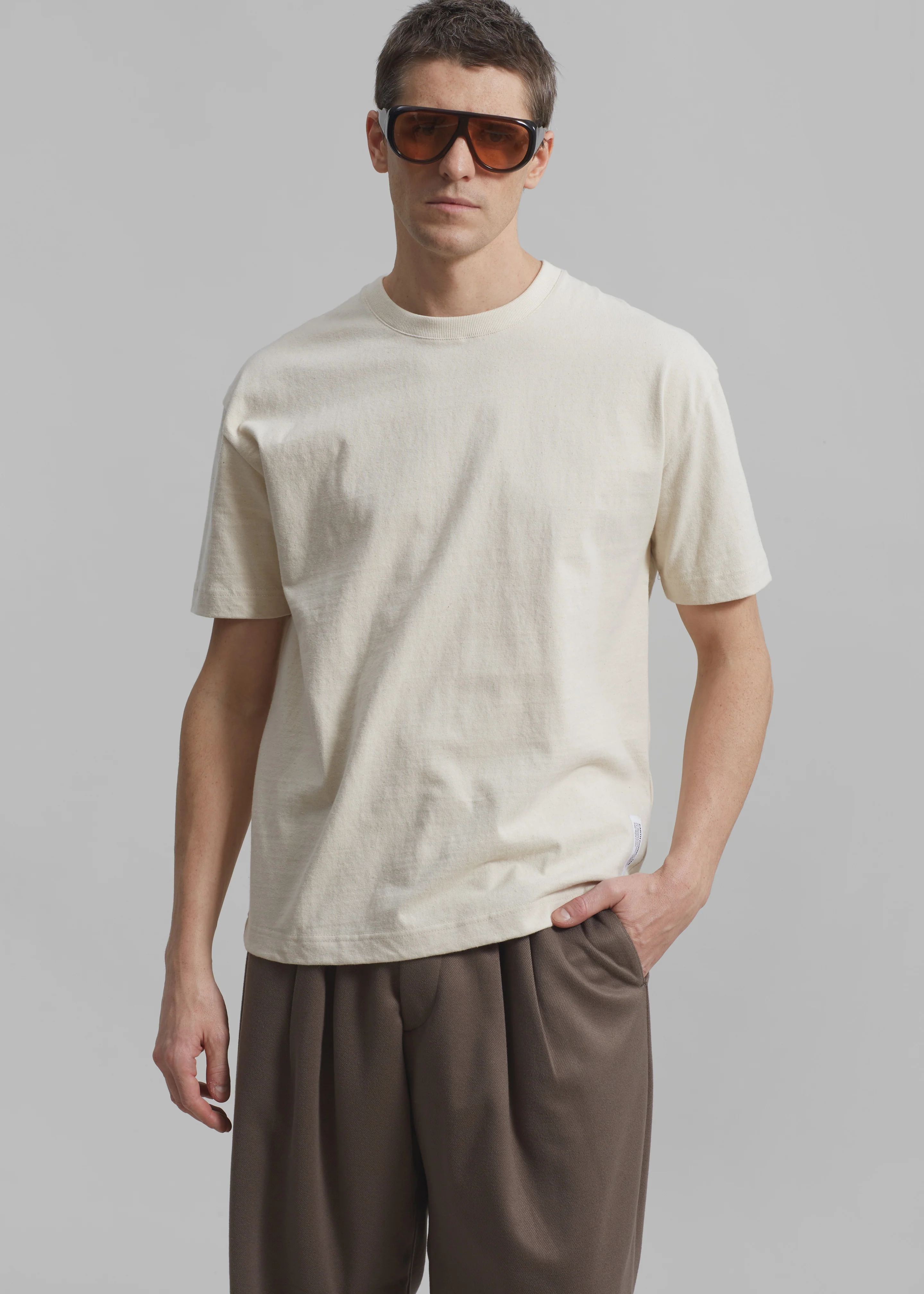Samsøe Samsøe Nico T-Shirt - Undyed - Image 6