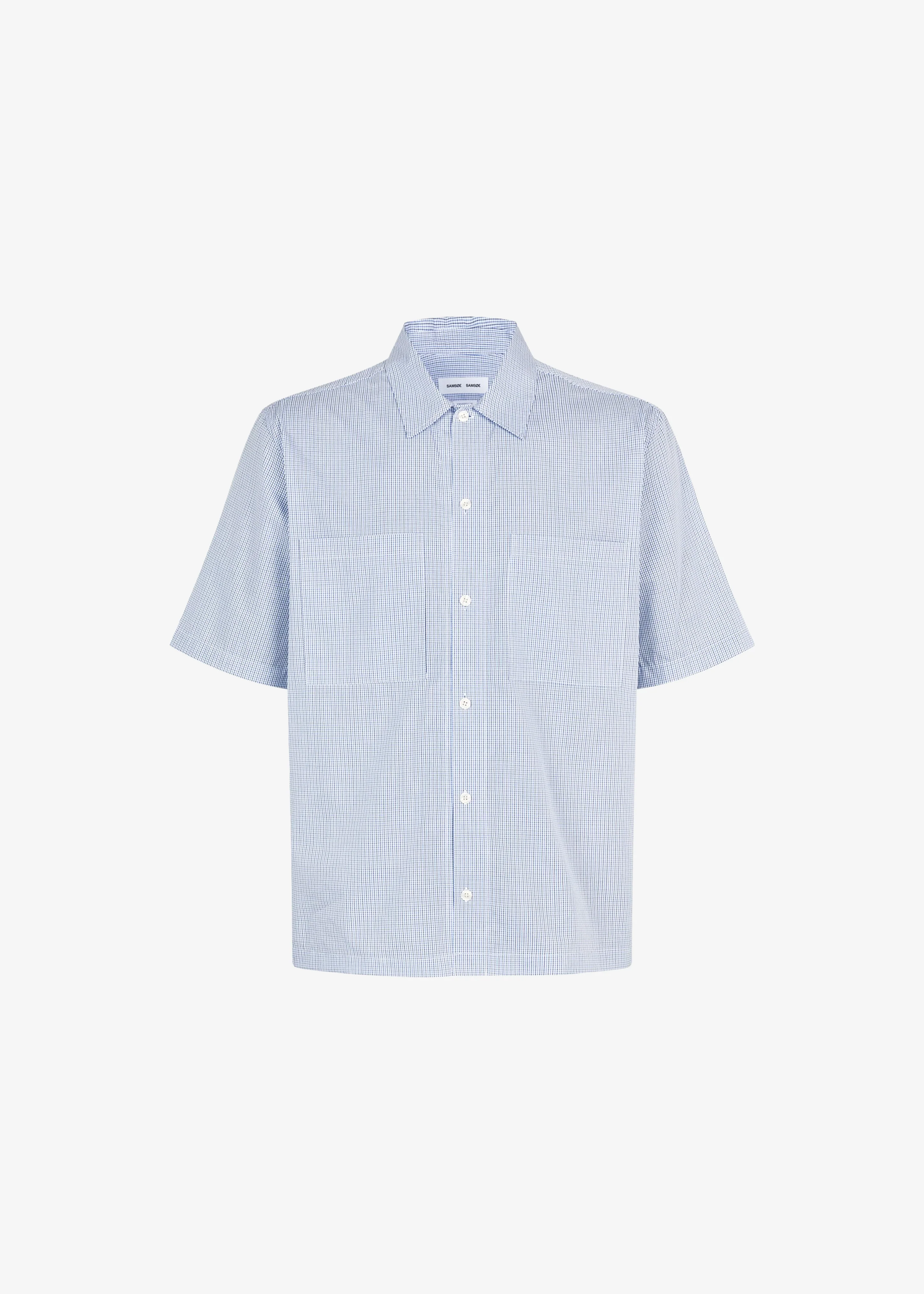 Samsøe Samsøe Saayo B Shirt - Orion Blue Ch. - Image 6