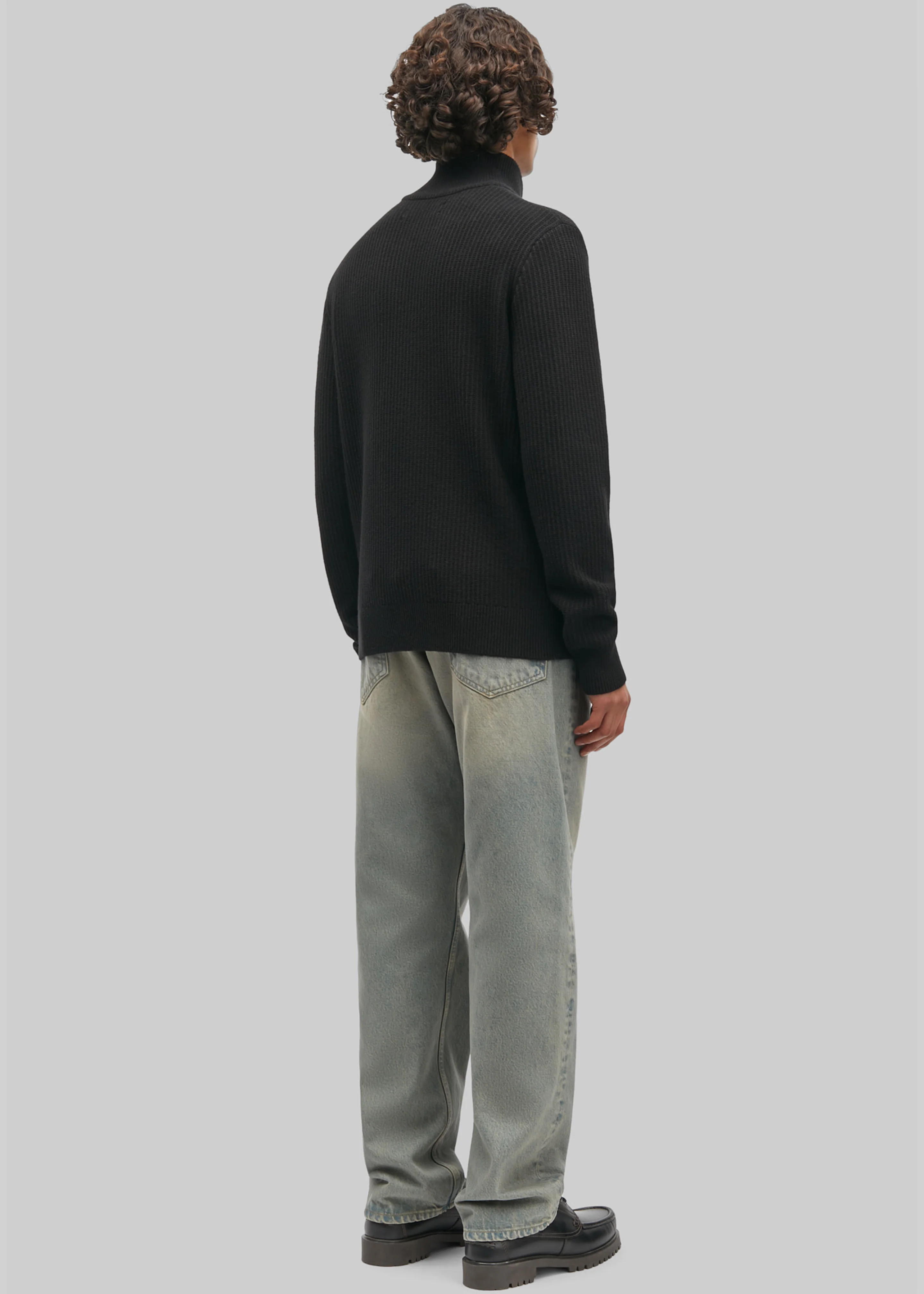 Samsøe Samsøe Sadem Zip Cardigan - Black - Image 4