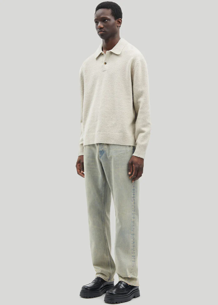 Samsøe Samsøe Sanino Polo - Clear Cream - Image 3