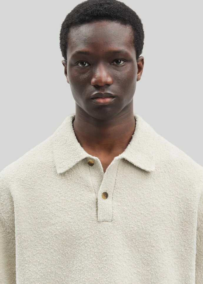 Samsøe Samsøe Sanino Polo - Clear Cream - Image 4