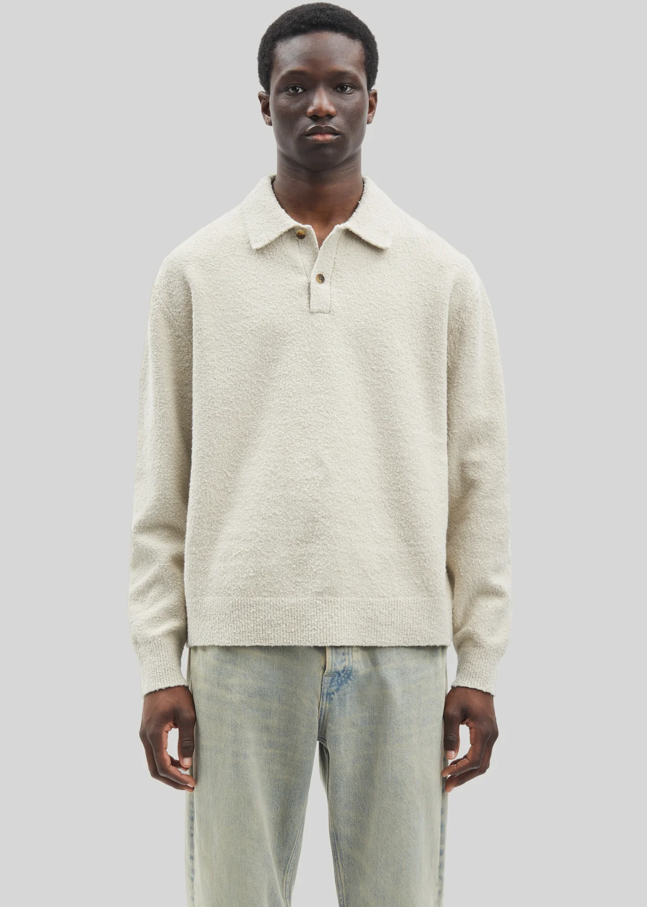Samsøe Samsøe Sanino Polo - Clear Cream - Image 5