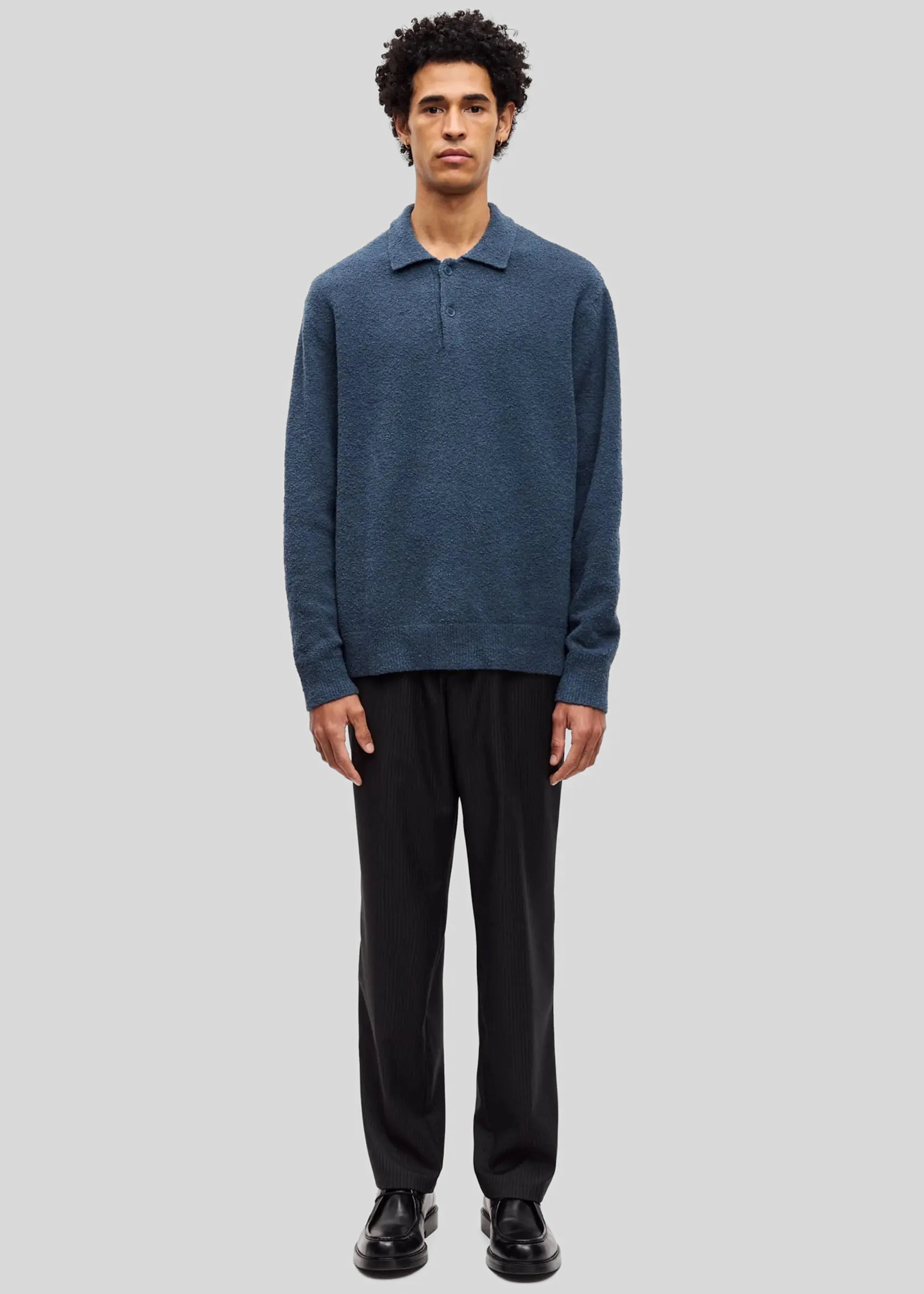 Samsøe Samsøe Sanino Polo - Midnight Navy - Image 2