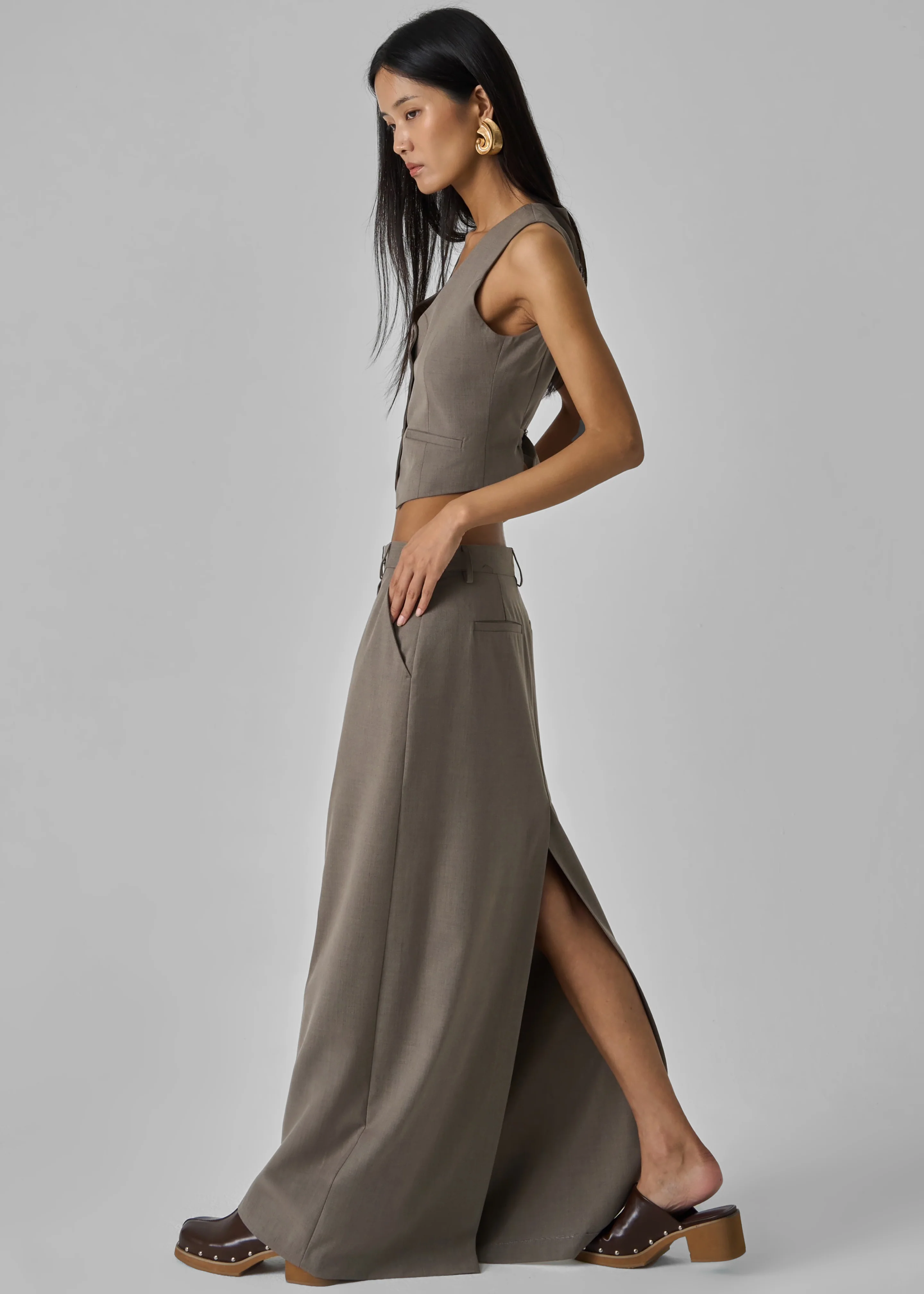 Seine Vest - Taupe - Image 7