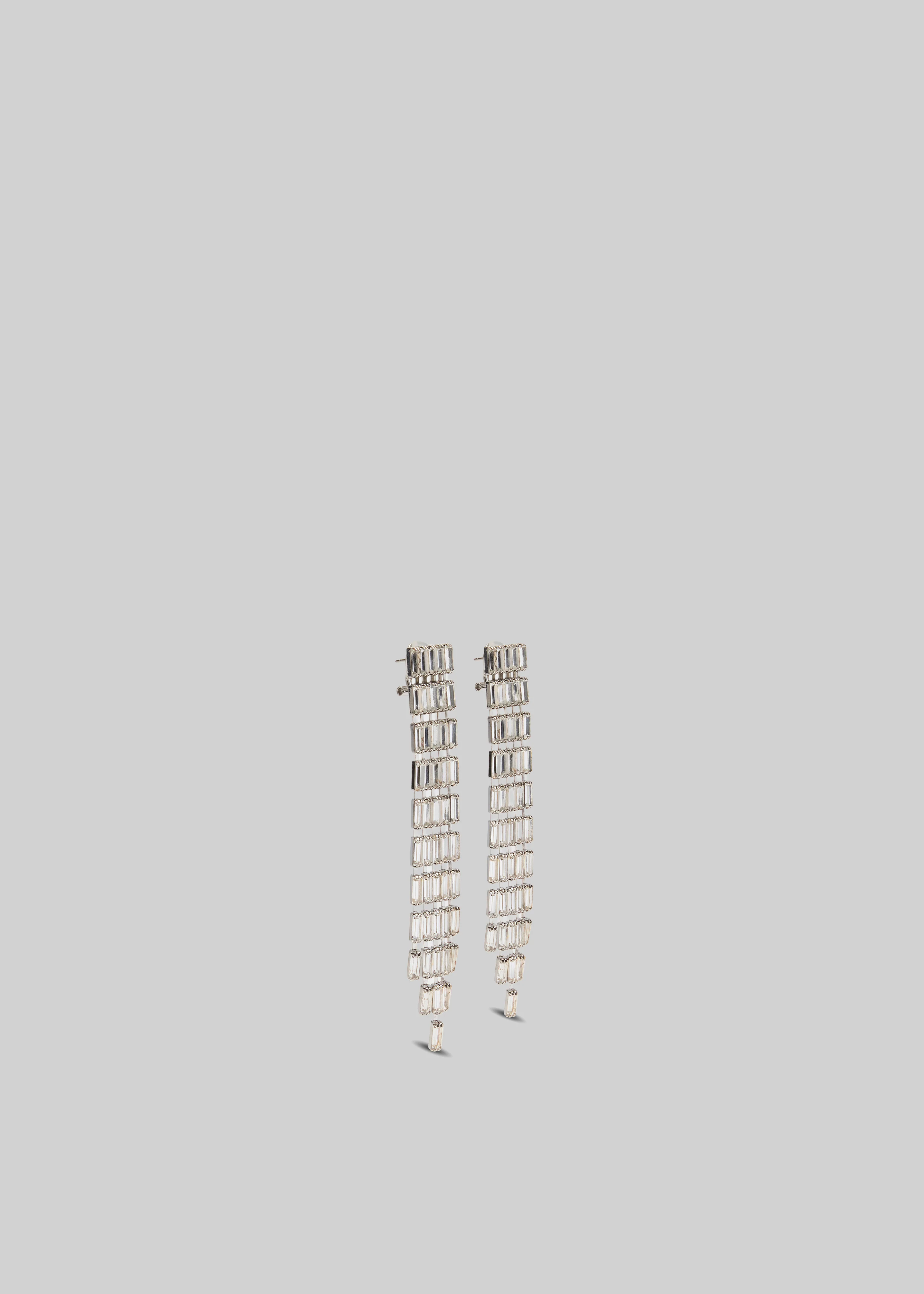 Sharra Pagano Empire Earrings - Silver - Image 4