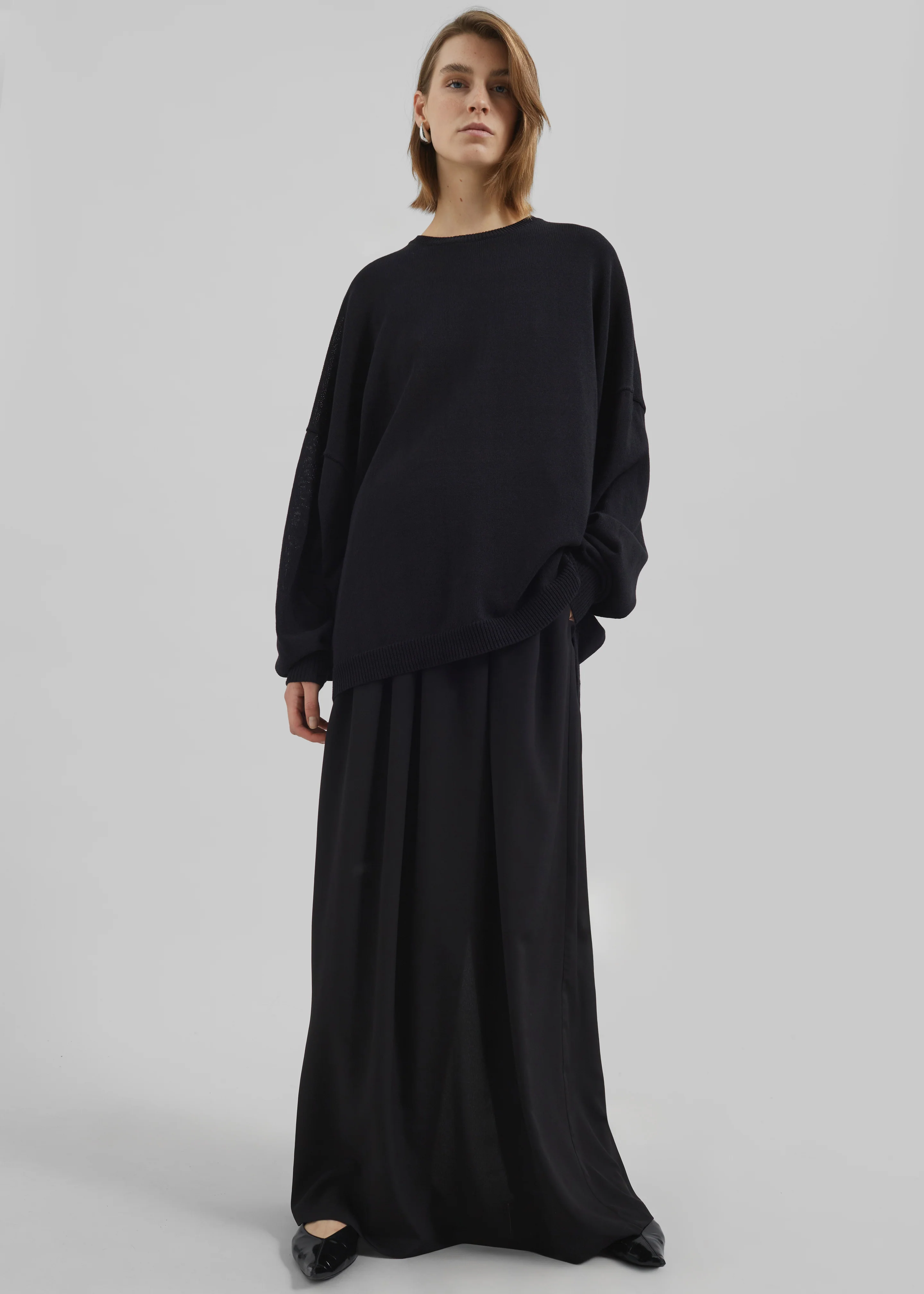 Sibena Silk Maxi Skirt - Black - Image 6