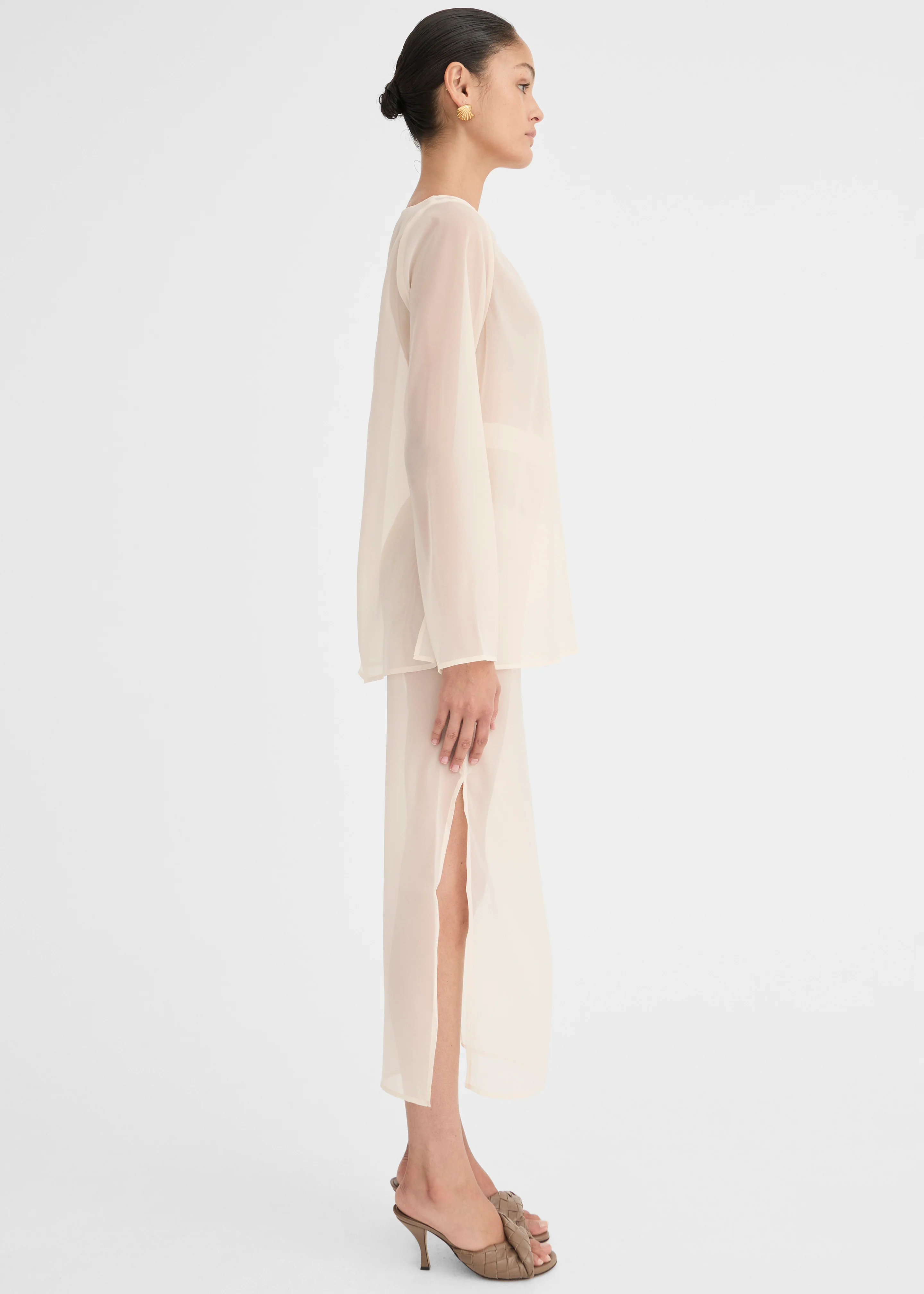 Solaqua Laurent Skirt - Ivory - Image 7