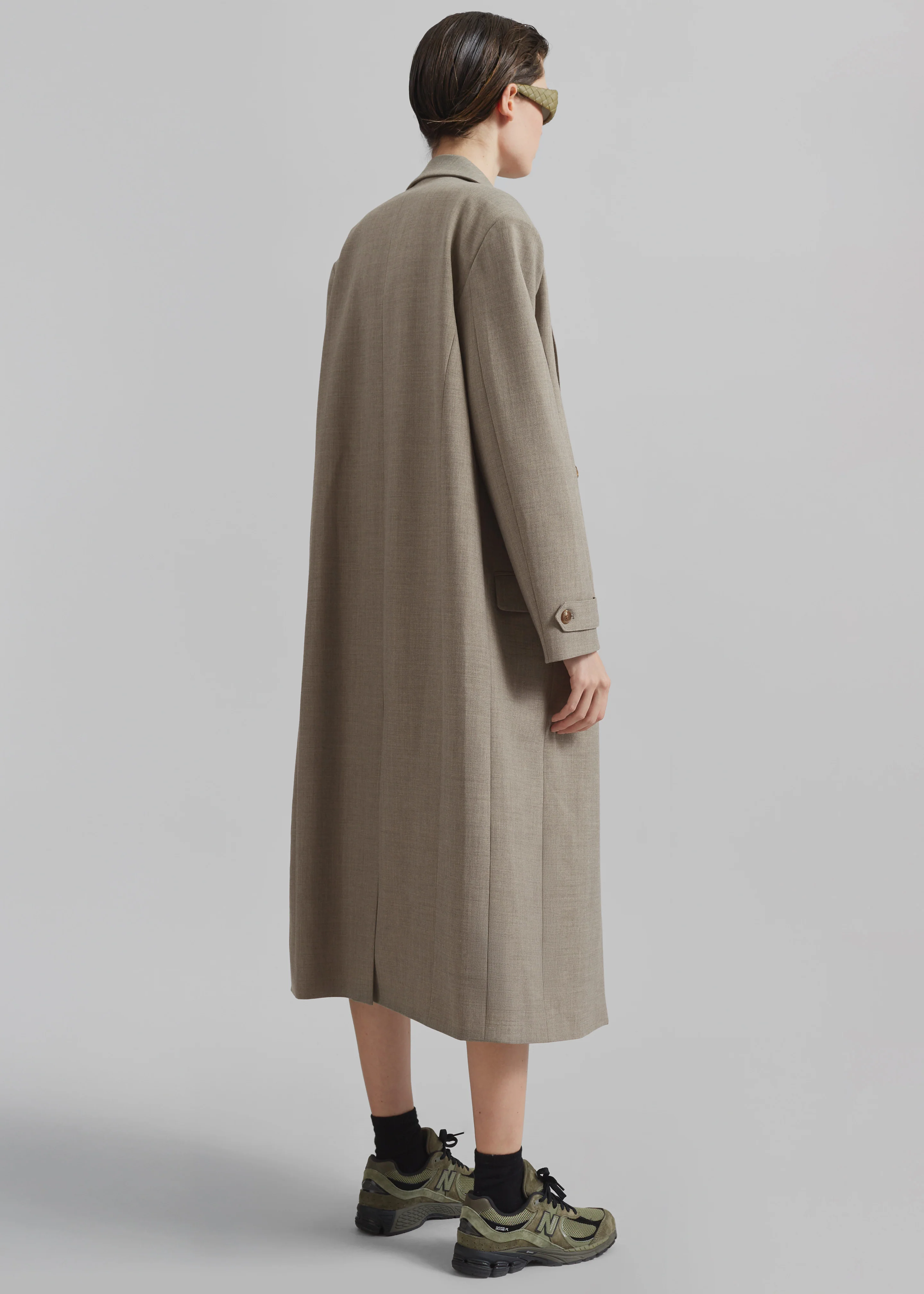 Sonoma Long Coat - Taupe - Image 9
