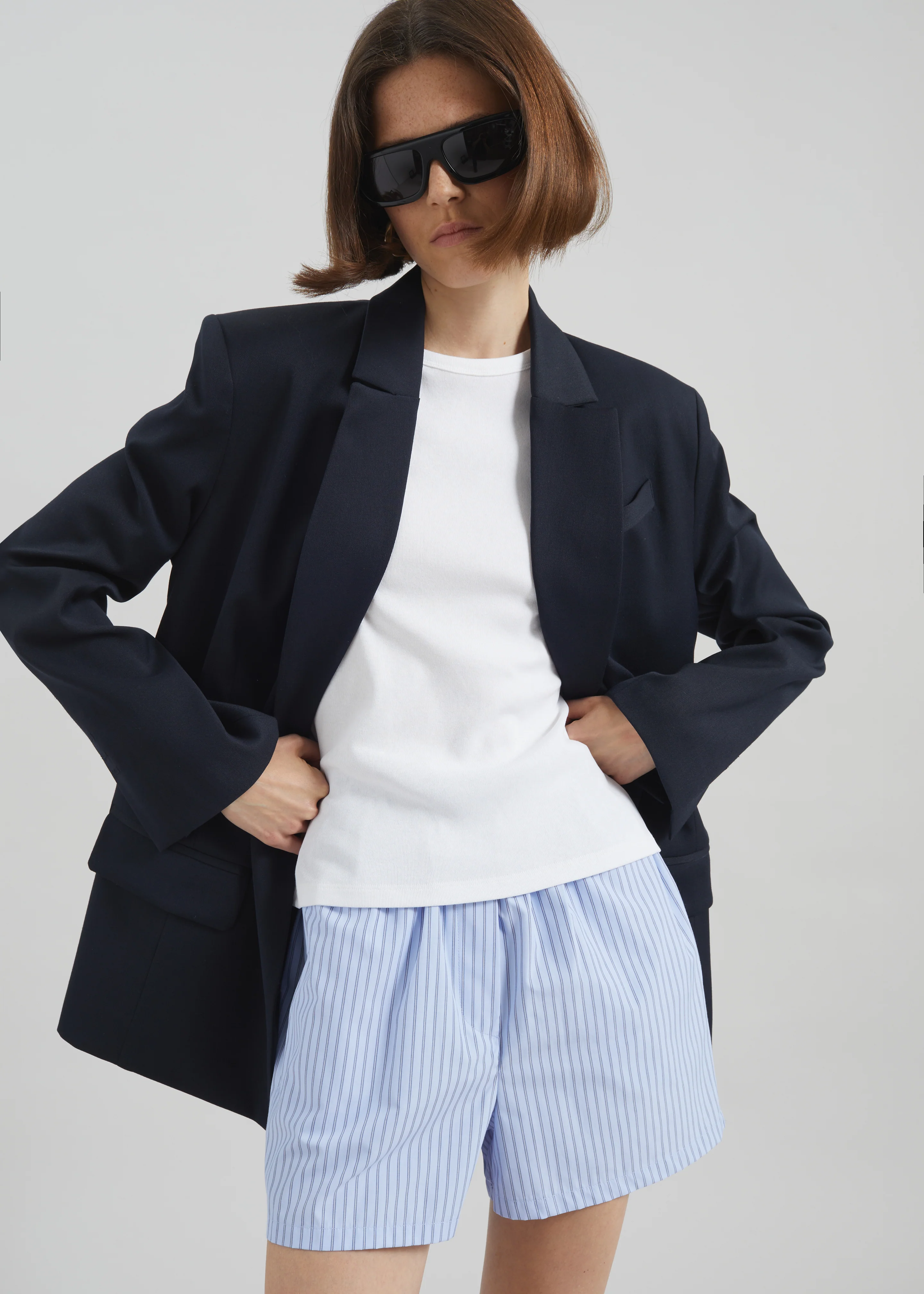 Sorso Boxer Shorts - Blue Stripe