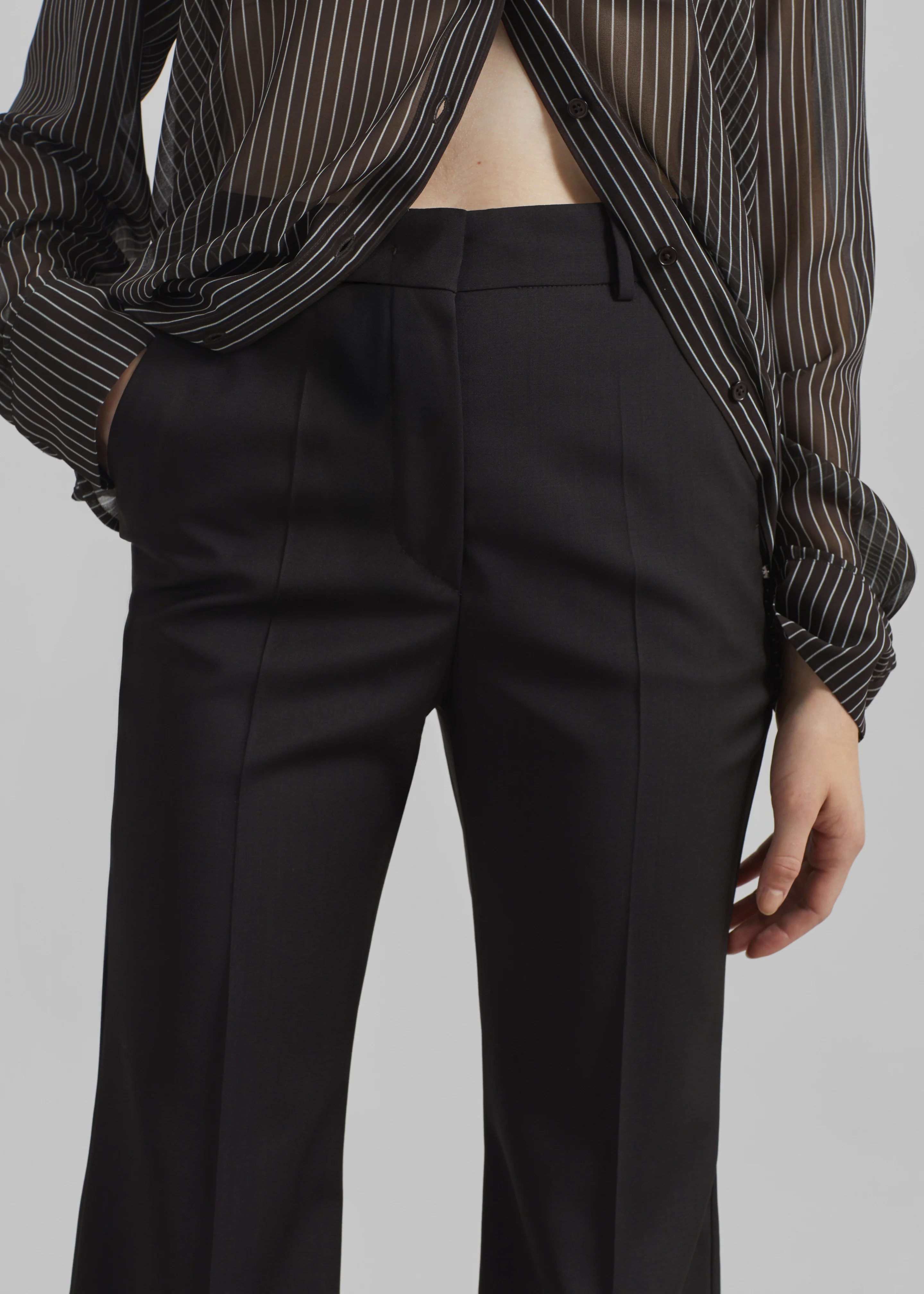 Sportmax Hangar Pants - Chocolate - Image 3