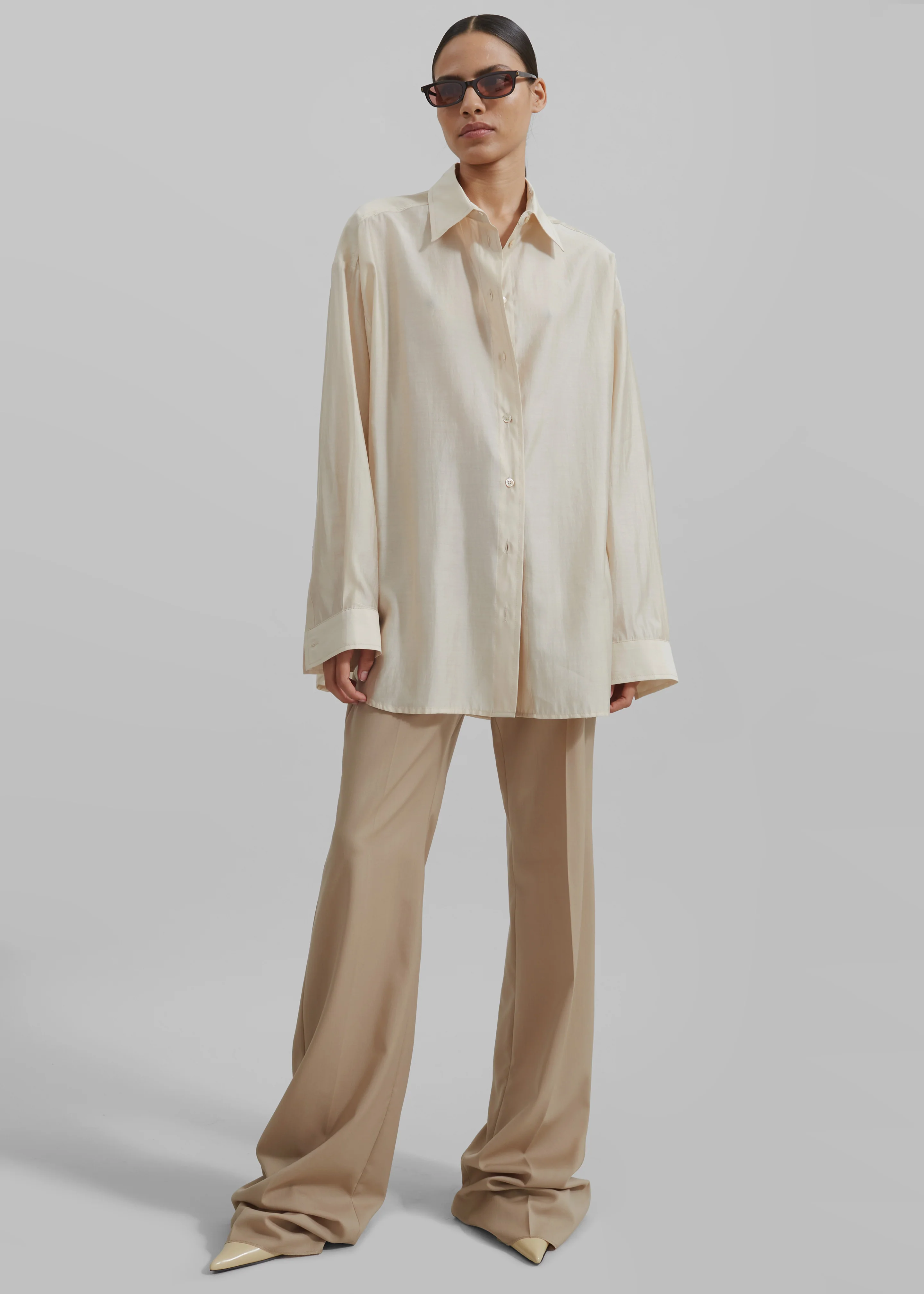 Sportmax Hangar Trousers - Beige - Image 8