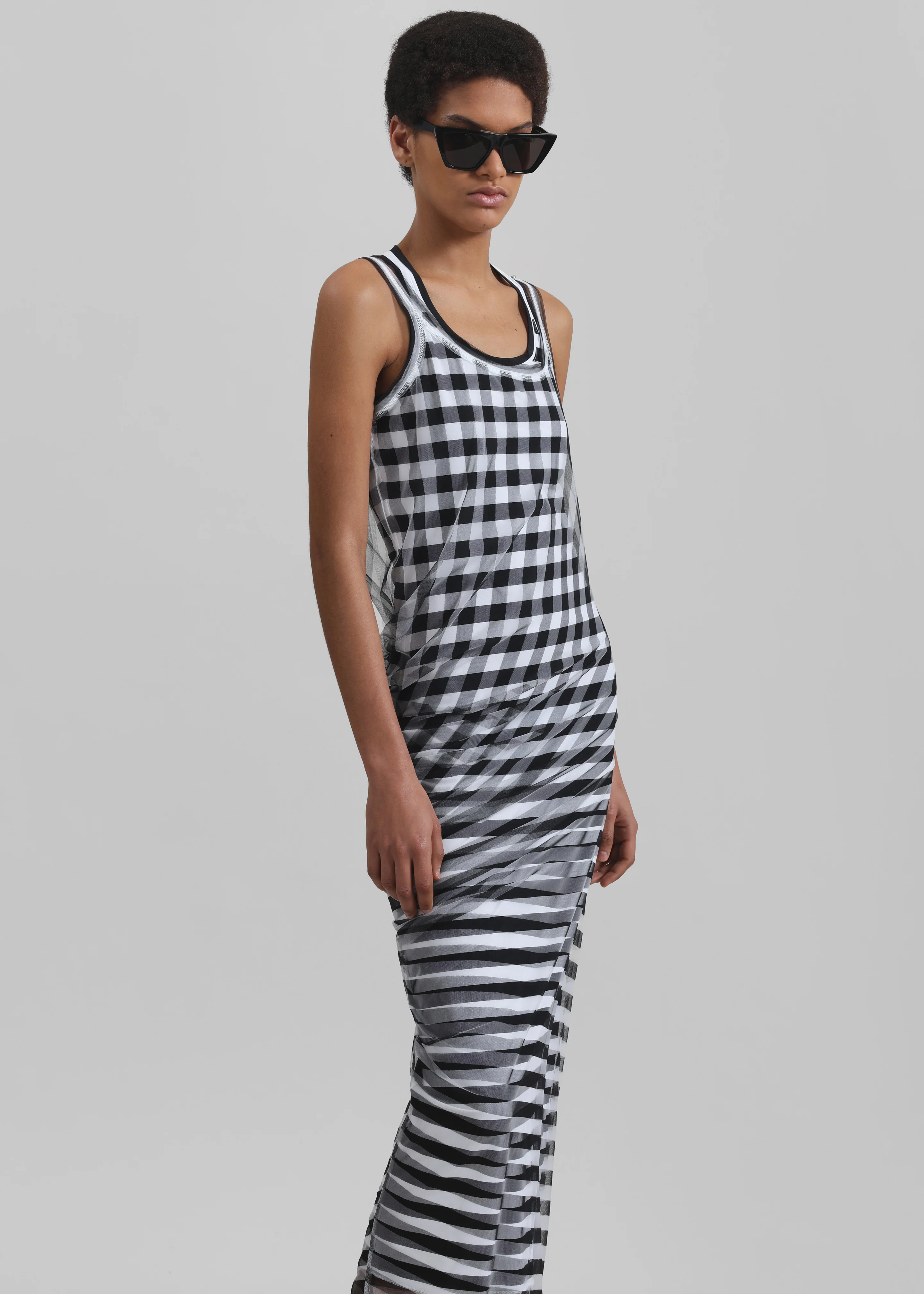 Sportmax Naro Tulle Dress - Black - Image 2