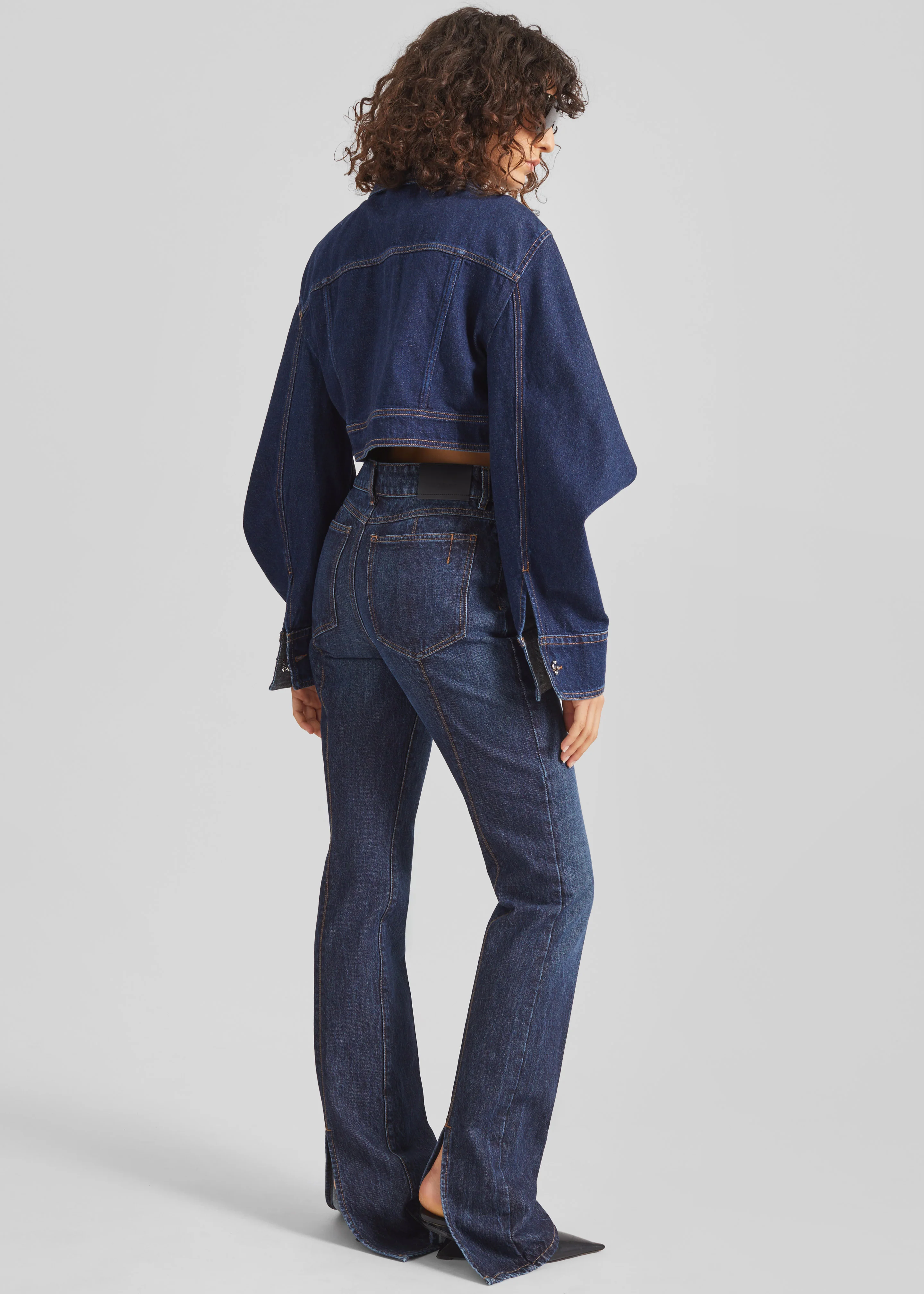 Sportmax Spigola Denim Pants - Midnight Blue - Image 7