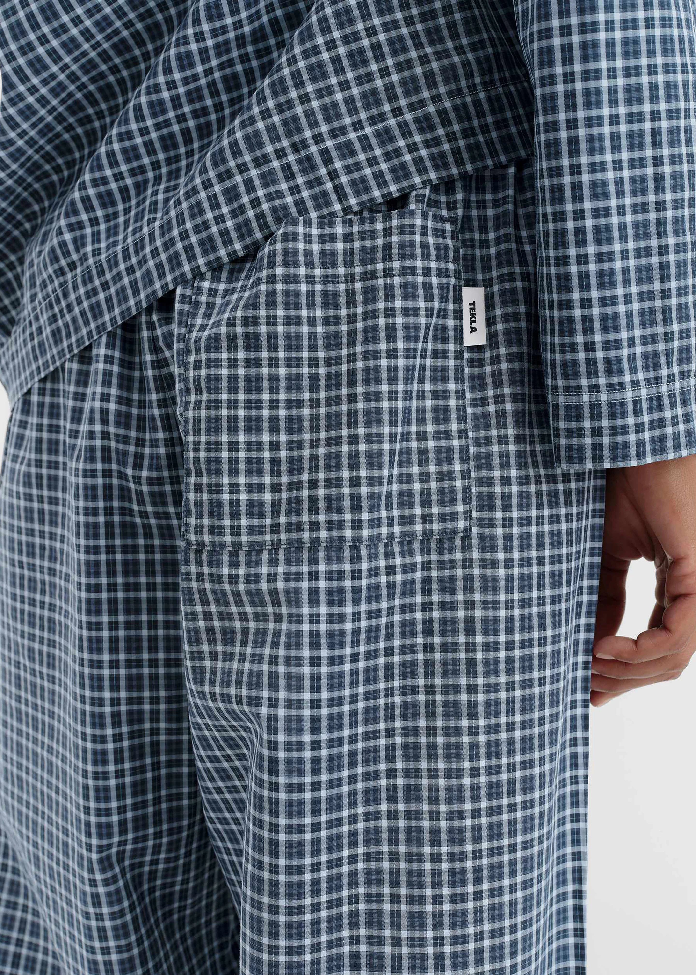 Tekla Fine Twill Pants - Lanegan Checks - Image 6