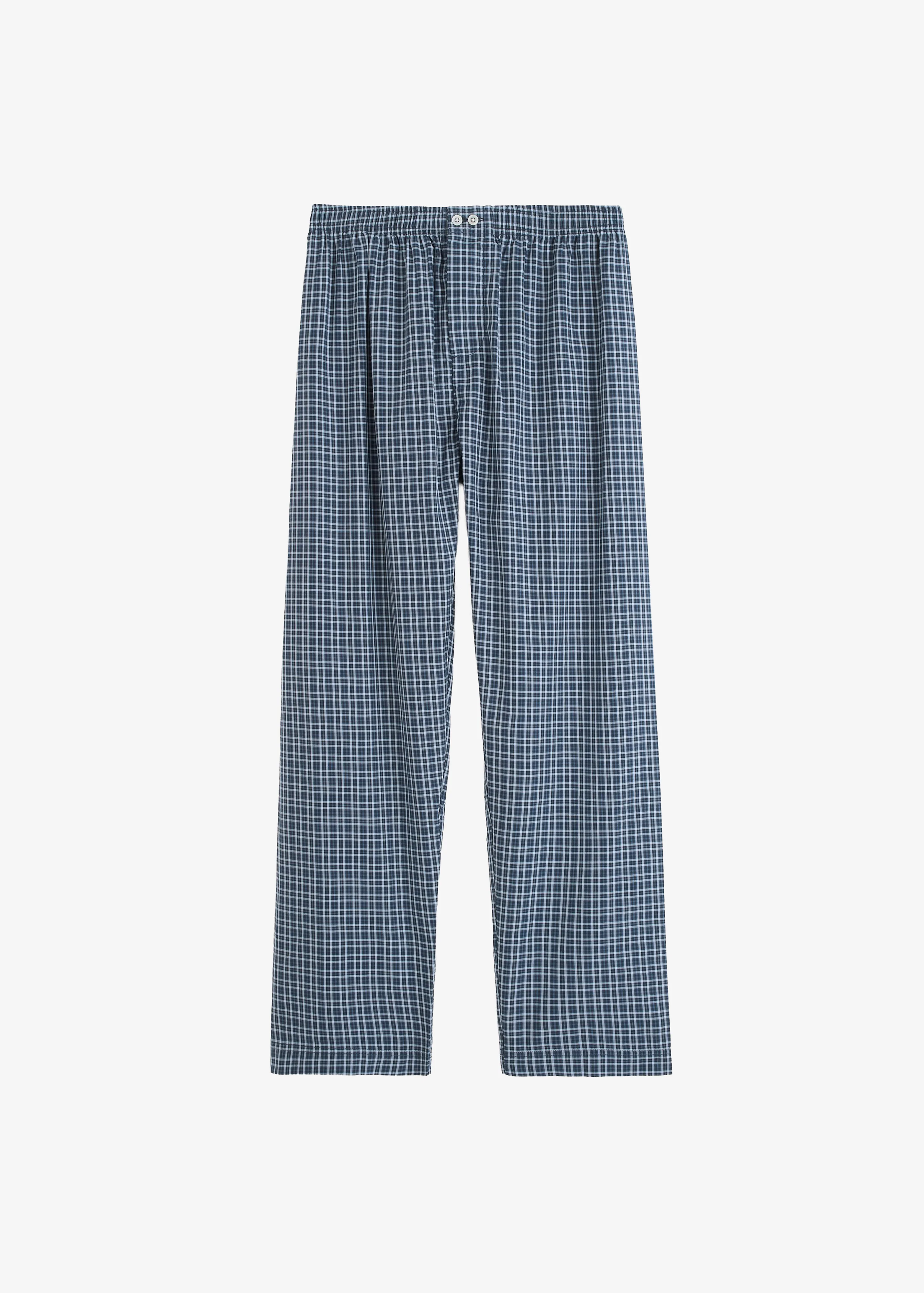 Tekla Fine Twill Pants - Lanegan Checks - Image 8