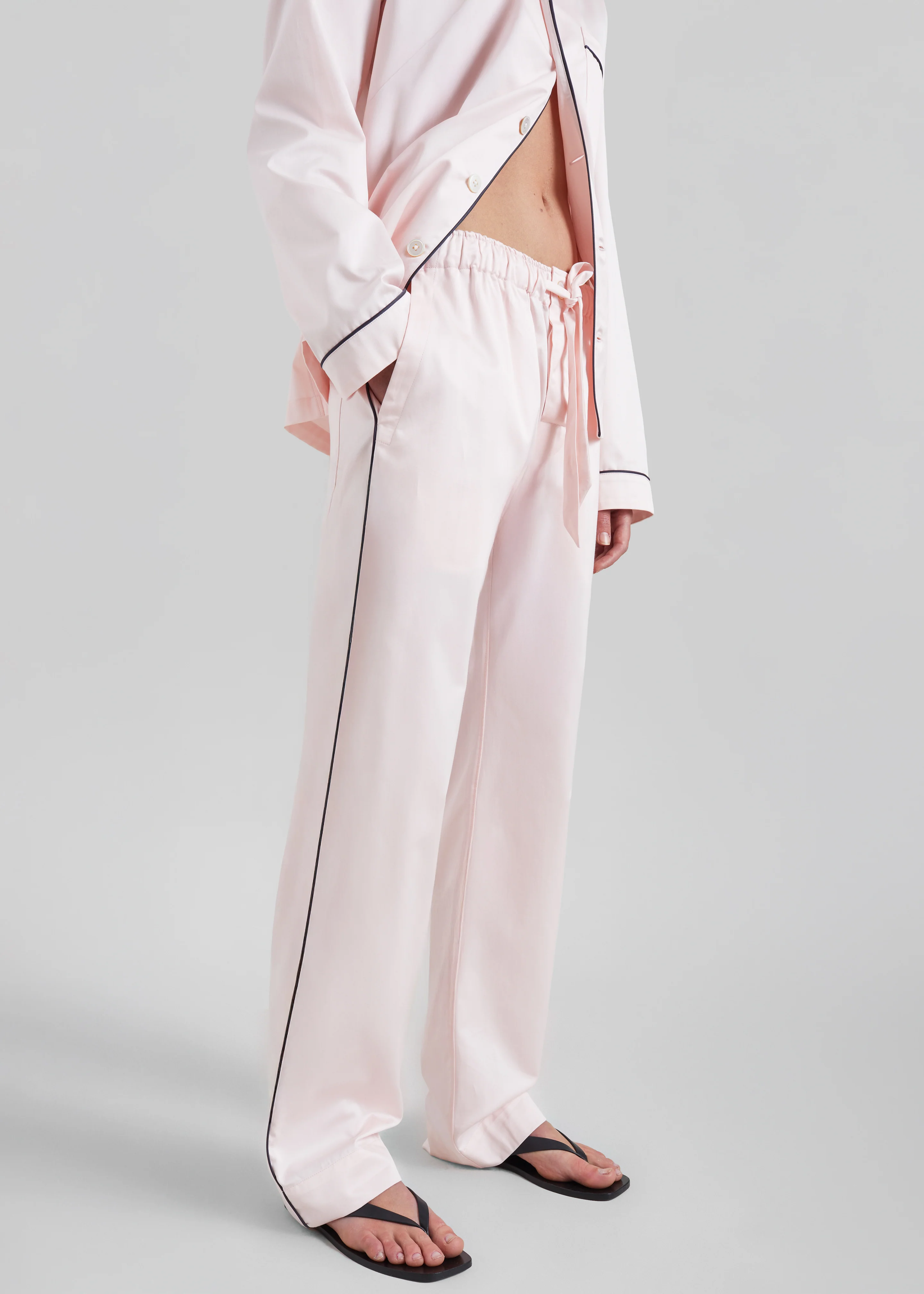 Tekla Sateen Pyjama Pants - Porter - Image 3