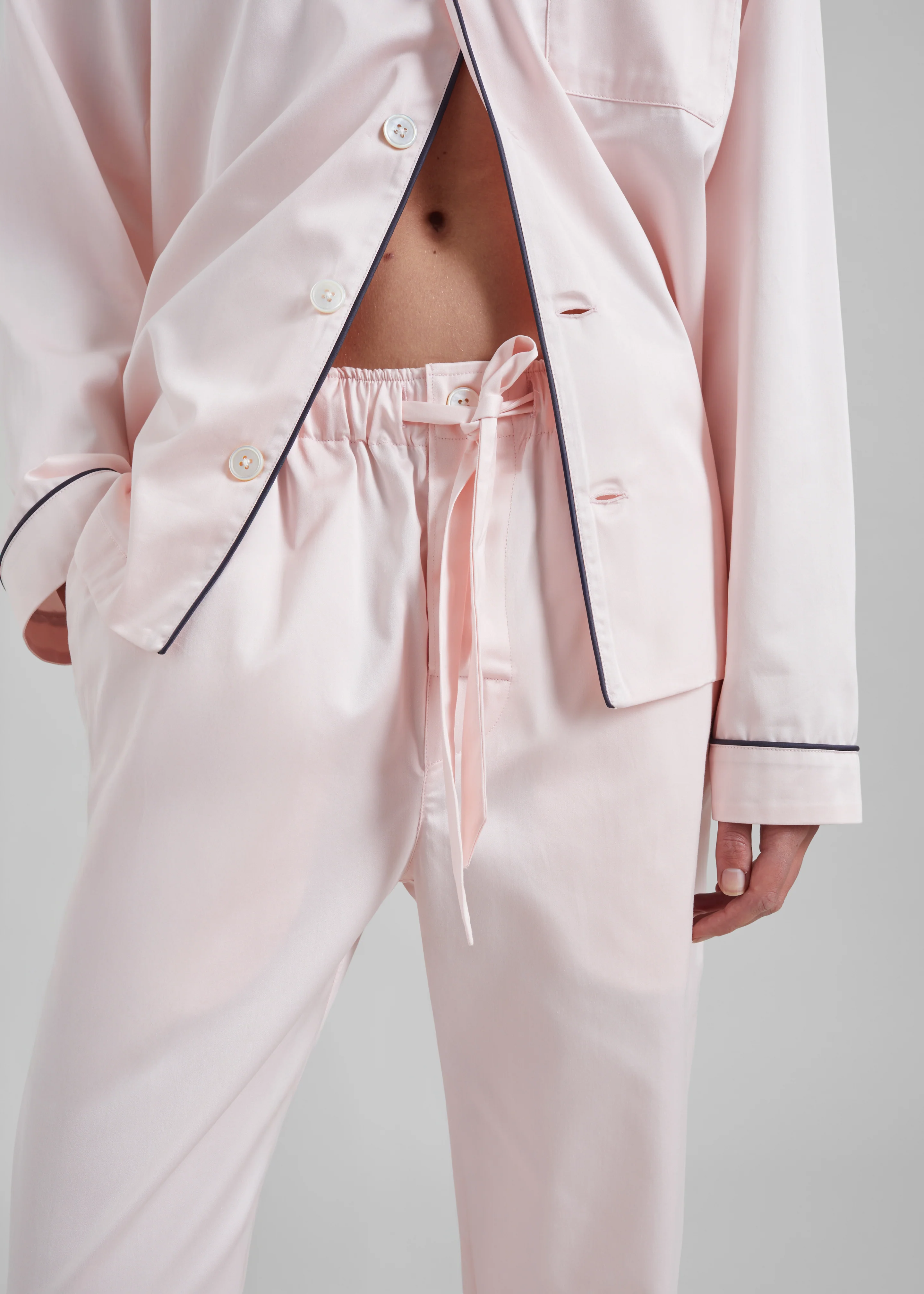 Tekla Sateen Pyjama Pants - Porter - Image 4