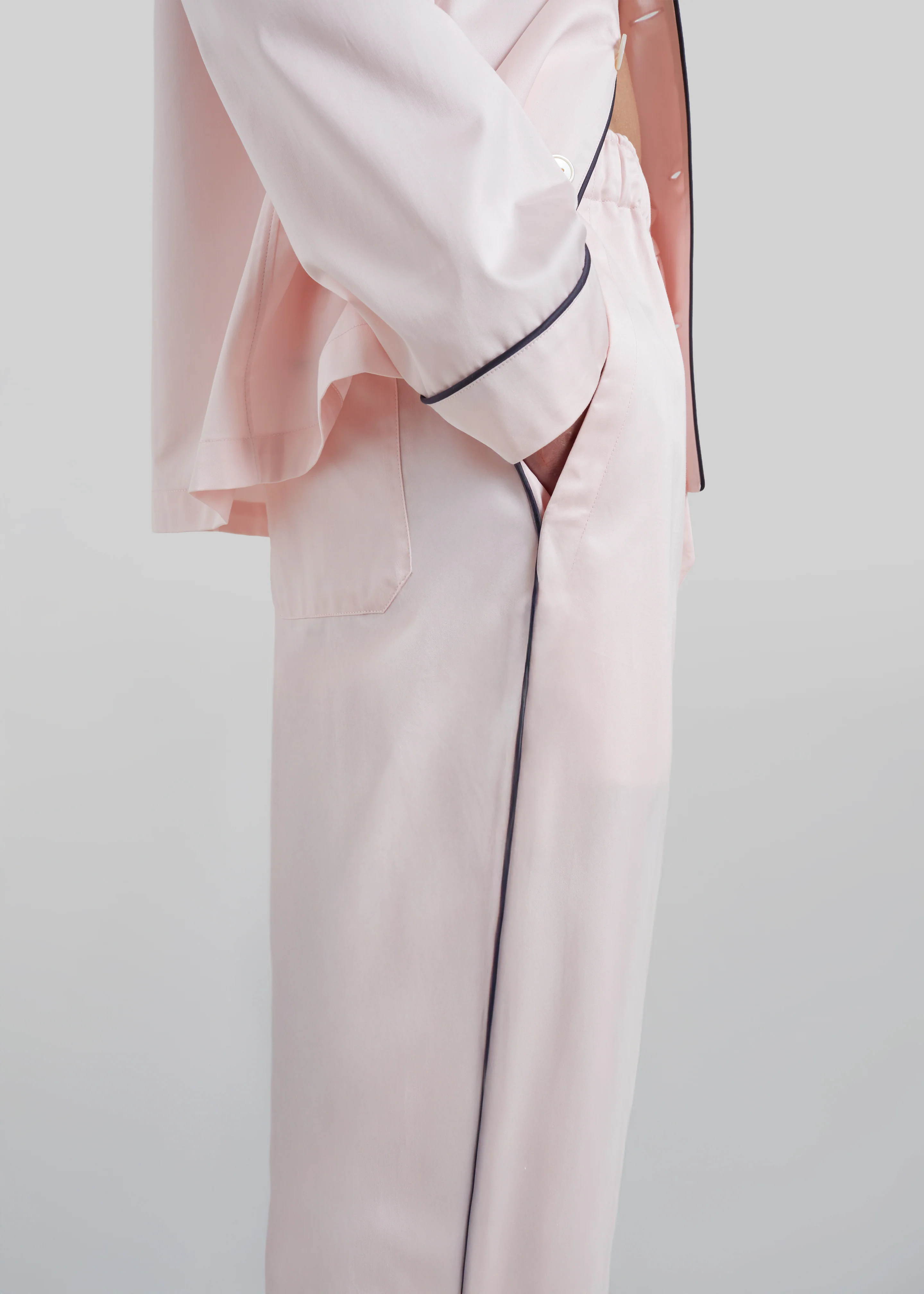 Tekla Sateen Pyjama Pants - Porter - Image 5
