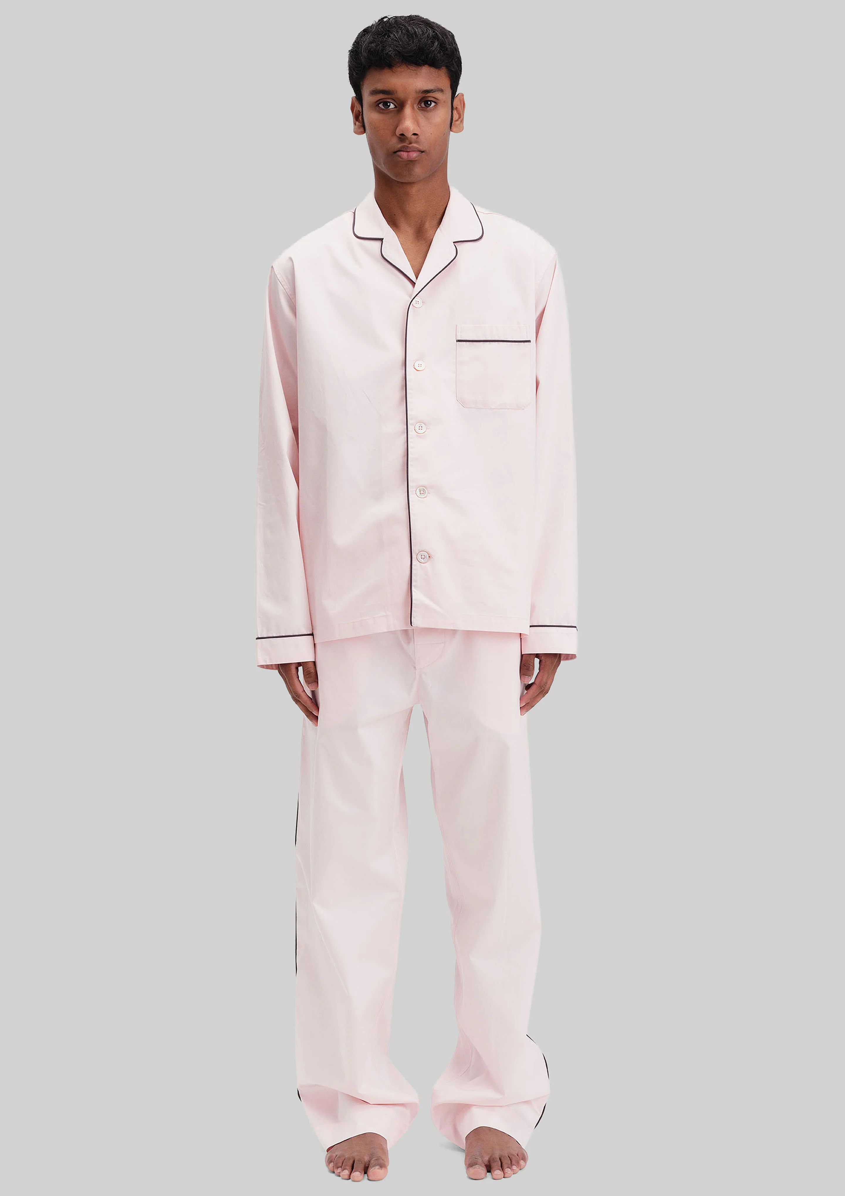 Tekla Sateen Pyjama Pants - Porter - Image 6