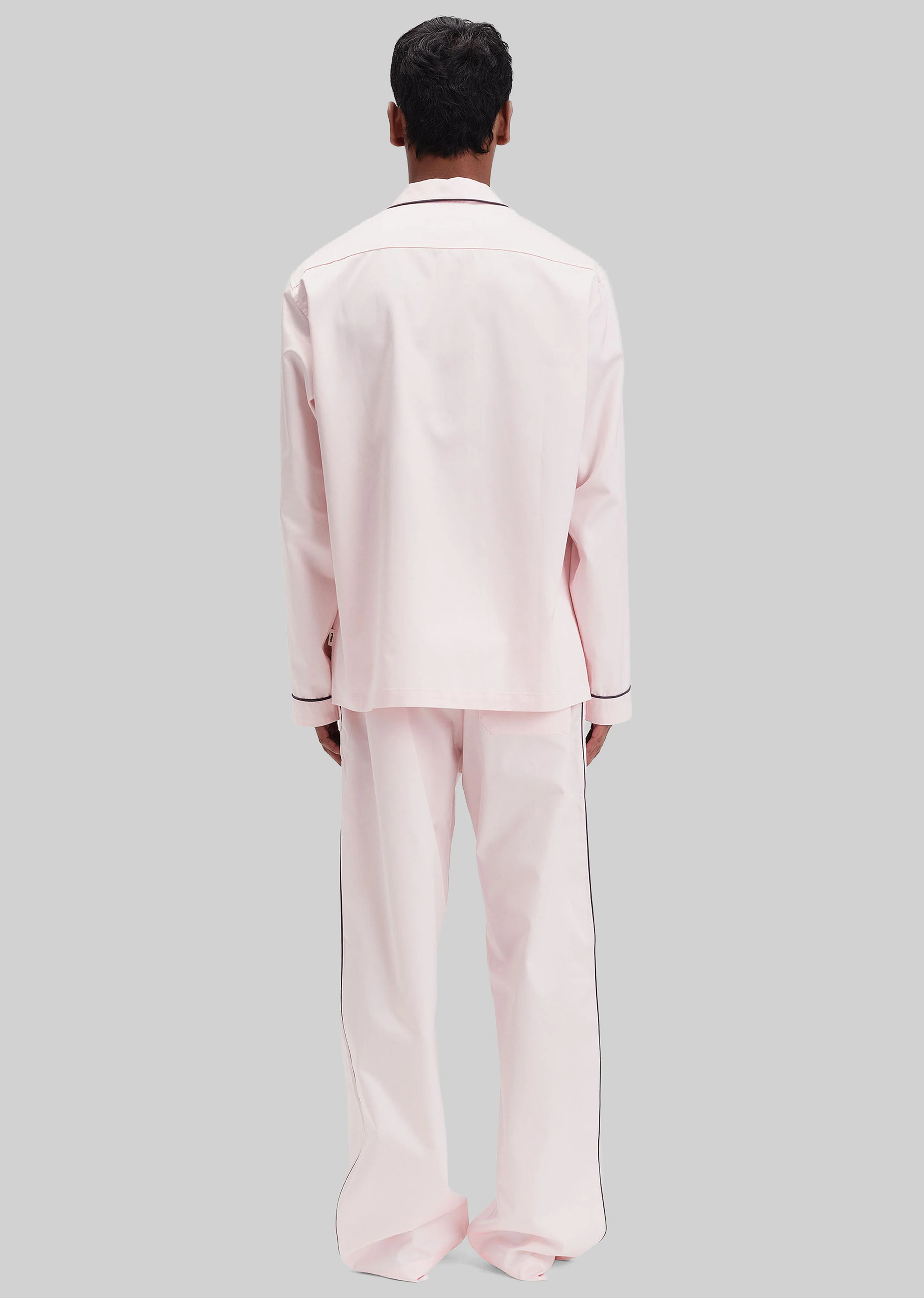 Tekla Sateen Pyjama Shirt - Porter - Image 11