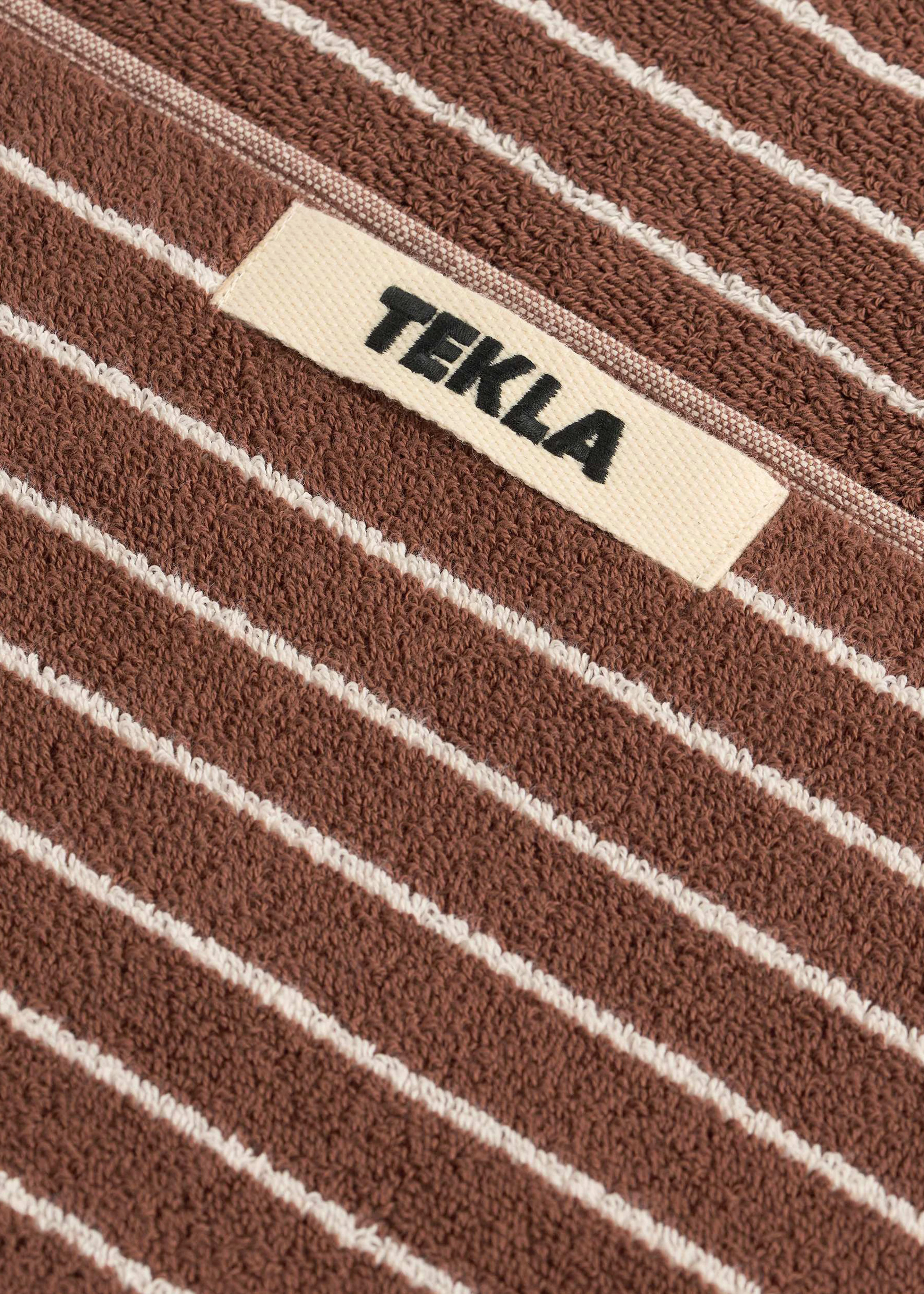 Tekla Towel - Rust Stripes - Image 4