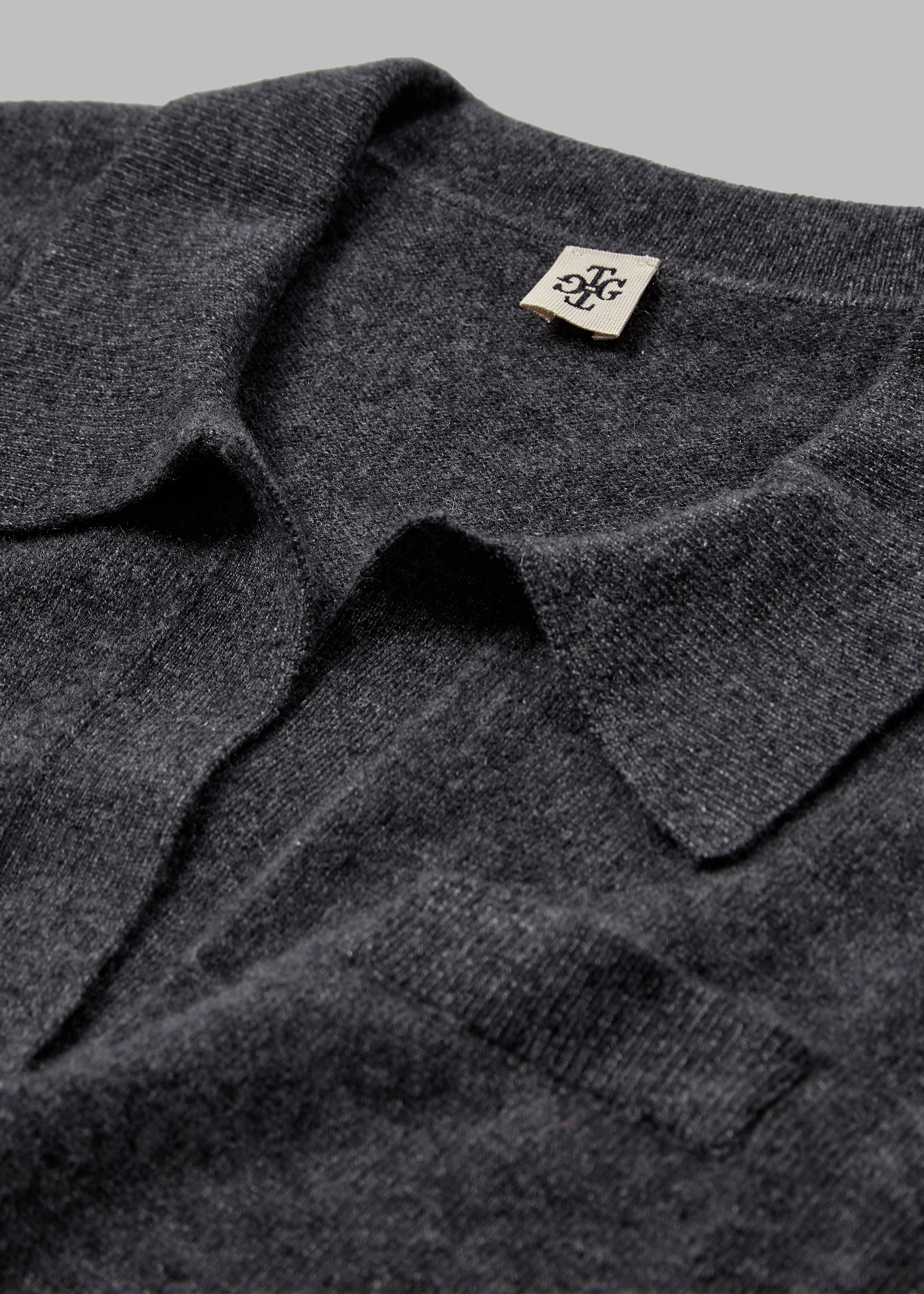 The Garment Piemonte Cropped Sweater - Grey Melange - Image 7