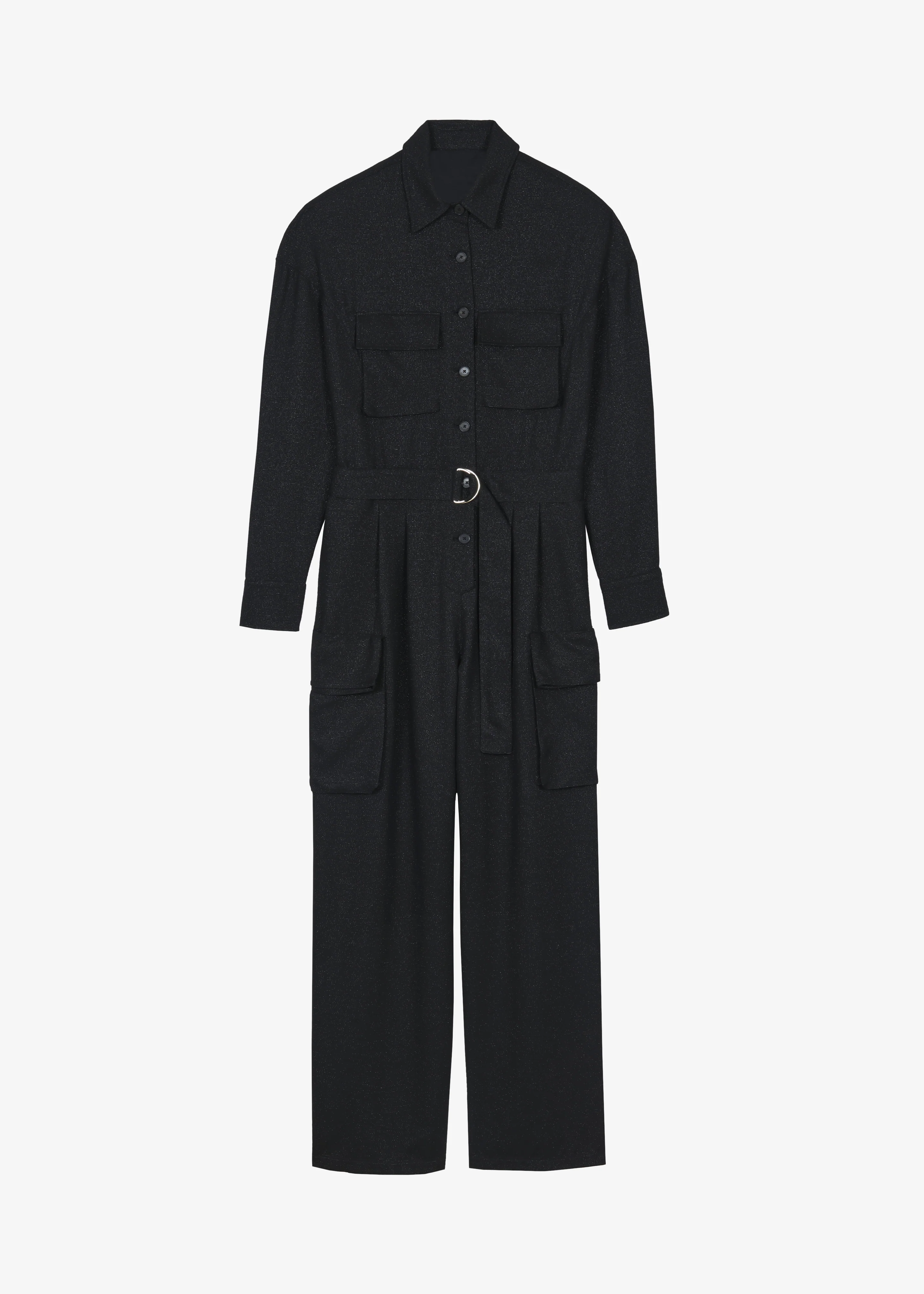 Tulare Shimmer Jumpsuit - Black - Image 8